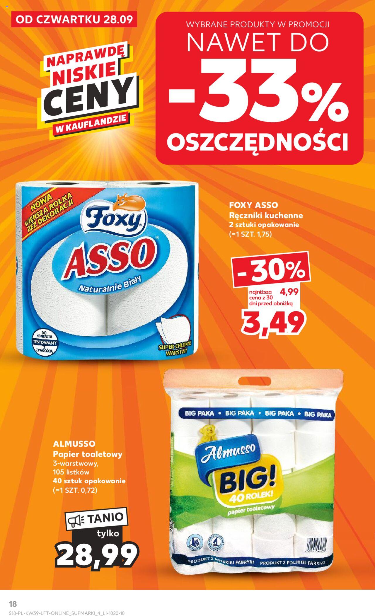 KAUFLAND gazetka ważna od  28.09.2023 do 04.10.2023 strona 18