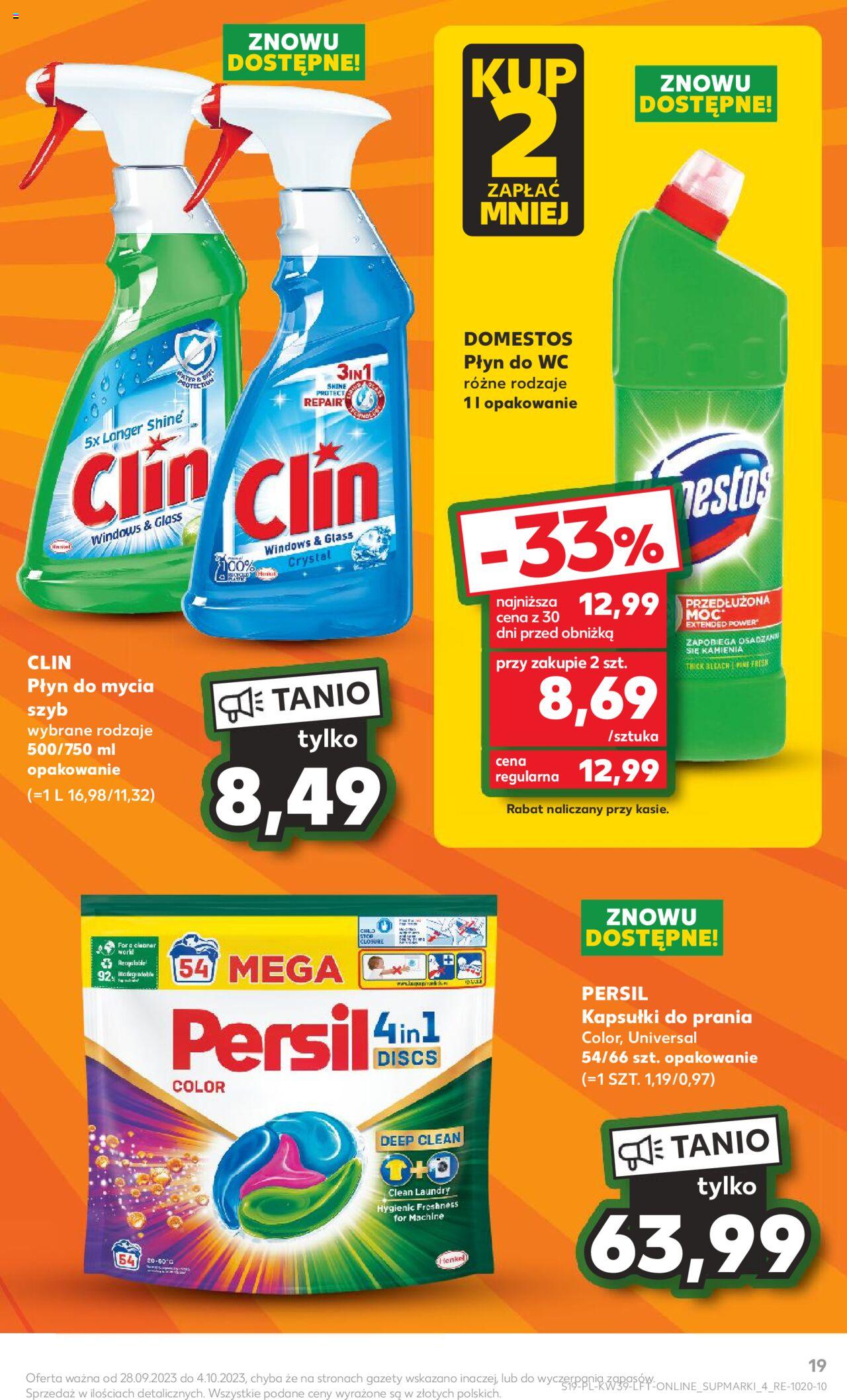 KAUFLAND gazetka ważna od  28.09.2023 do 04.10.2023 strona 19