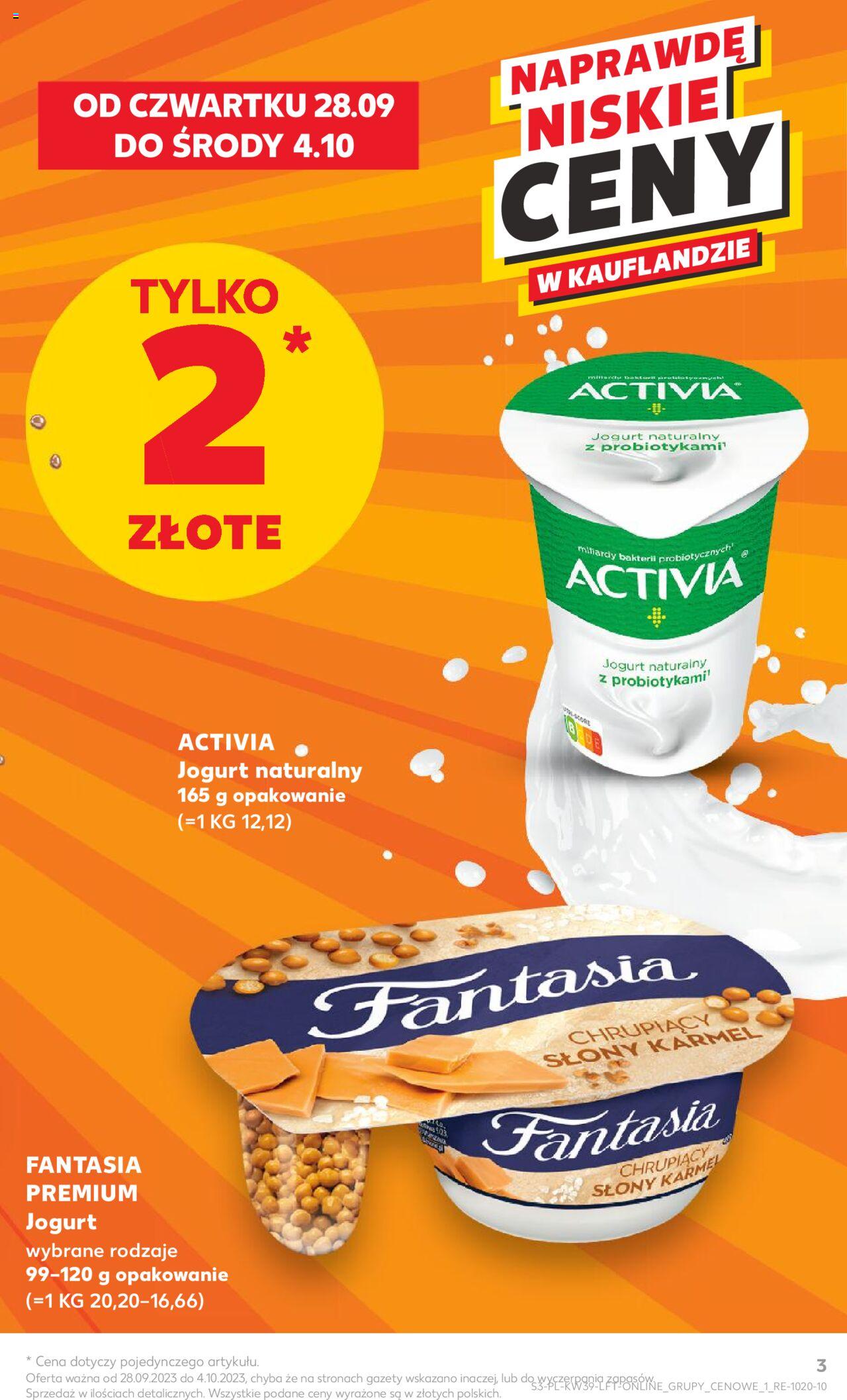 KAUFLAND gazetka ważna od  28.09.2023 do 04.10.2023 strona 3
