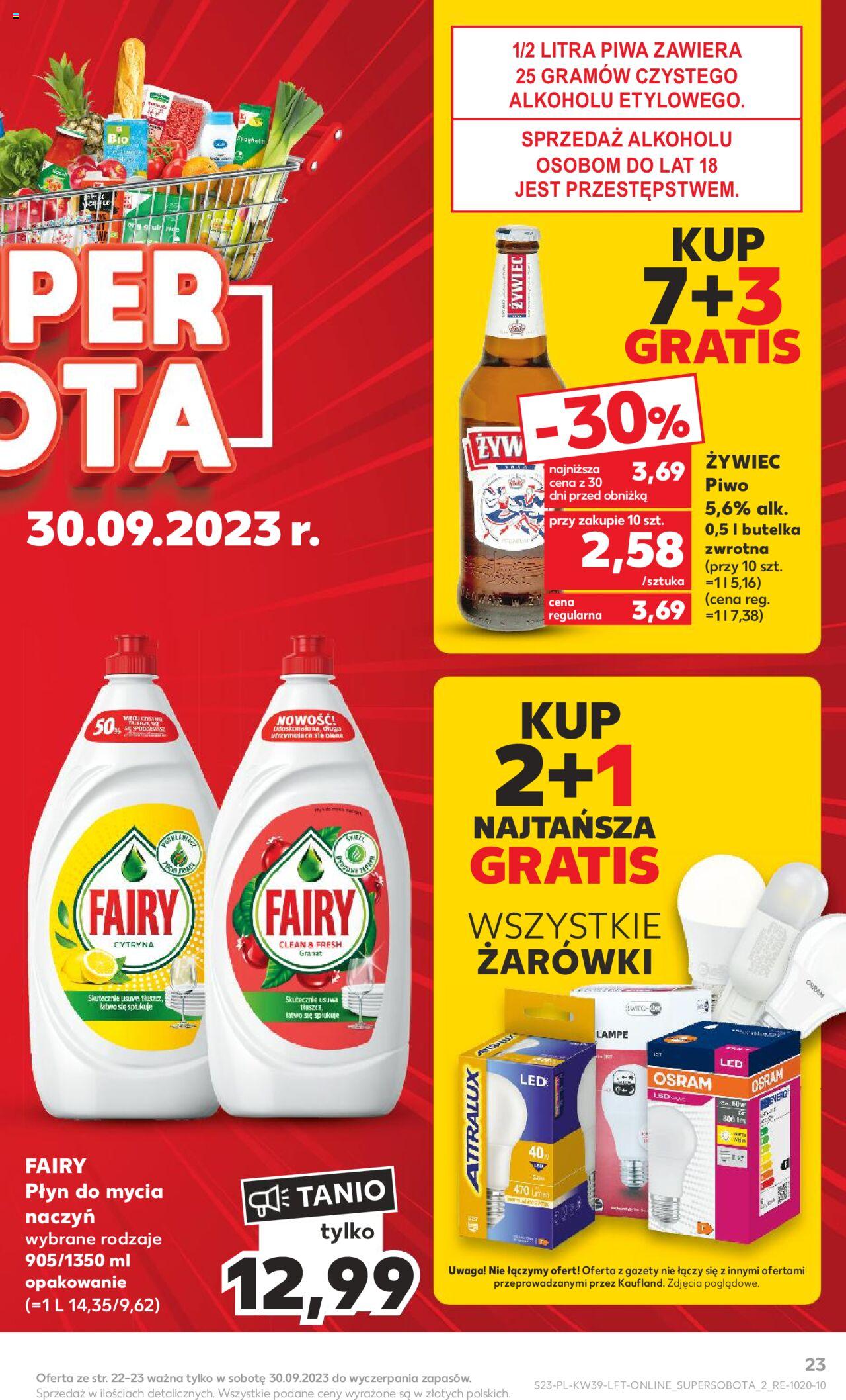 KAUFLAND gazetka ważna od  28.09.2023 do 04.10.2023 strona 23
