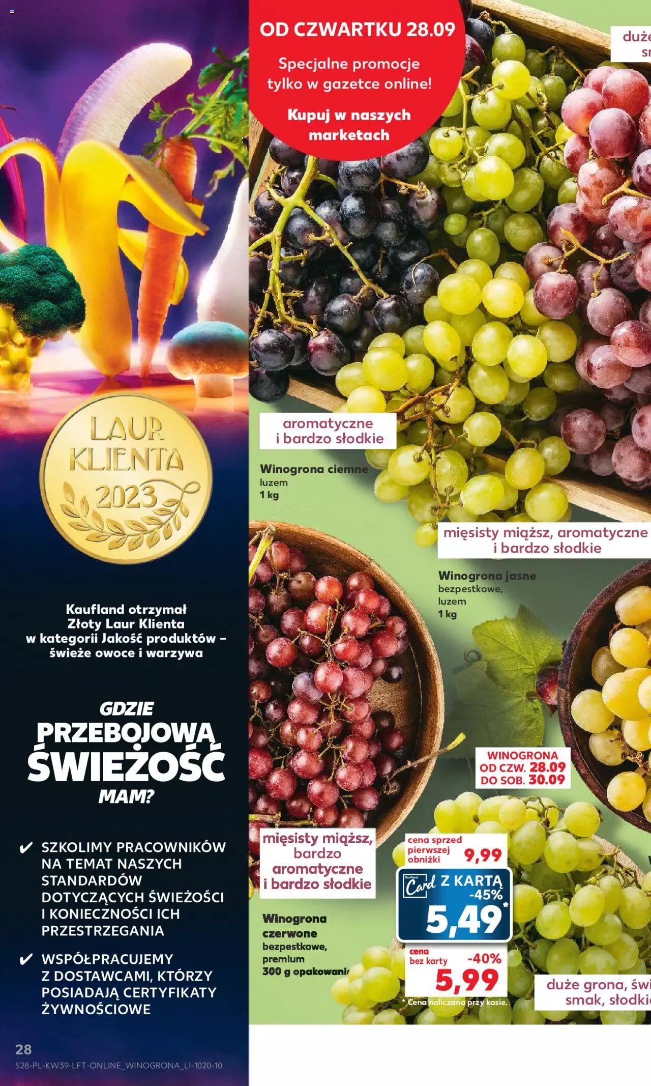 KAUFLAND gazetka ważna od  28.09.2023 do 04.10.2023 strona 28