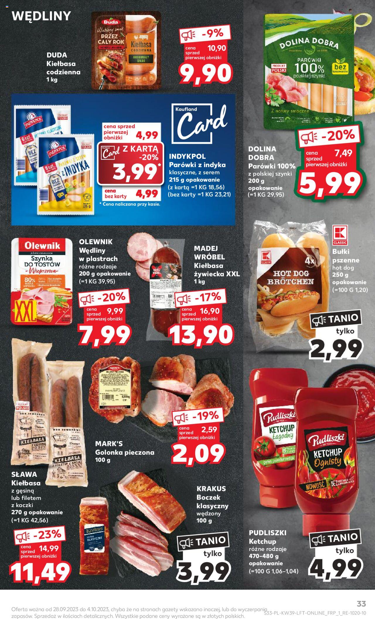 KAUFLAND gazetka ważna od  28.09.2023 do 04.10.2023 strona 33