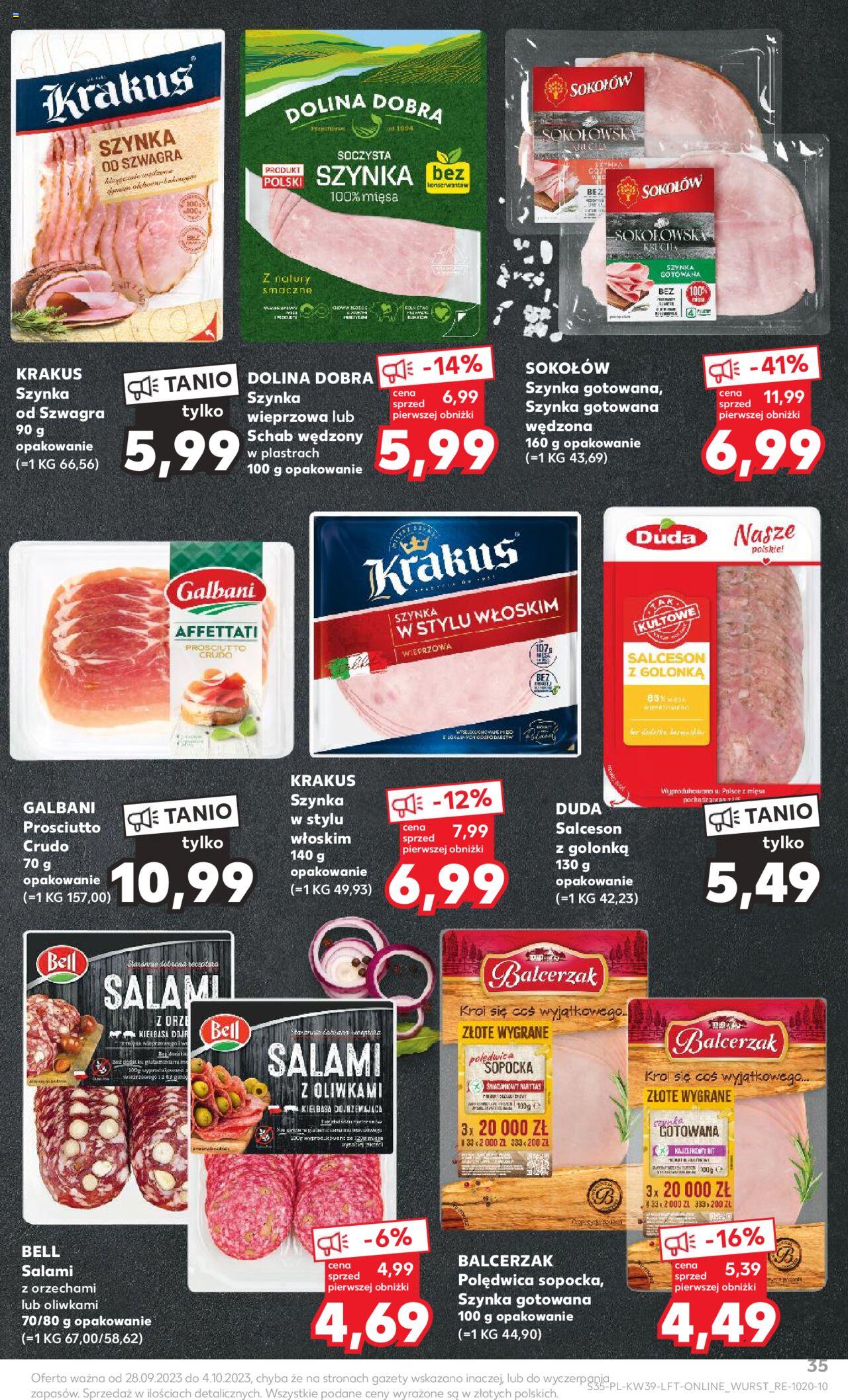 KAUFLAND gazetka ważna od  28.09.2023 do 04.10.2023 strona 35