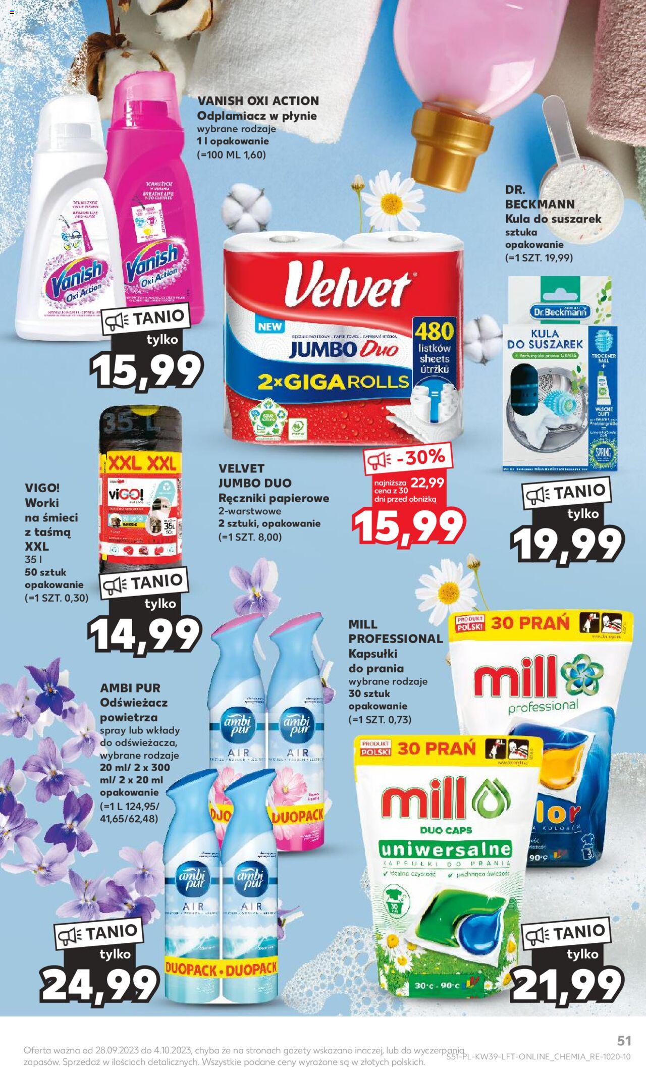 KAUFLAND gazetka ważna od  28.09.2023 do 04.10.2023 strona 51