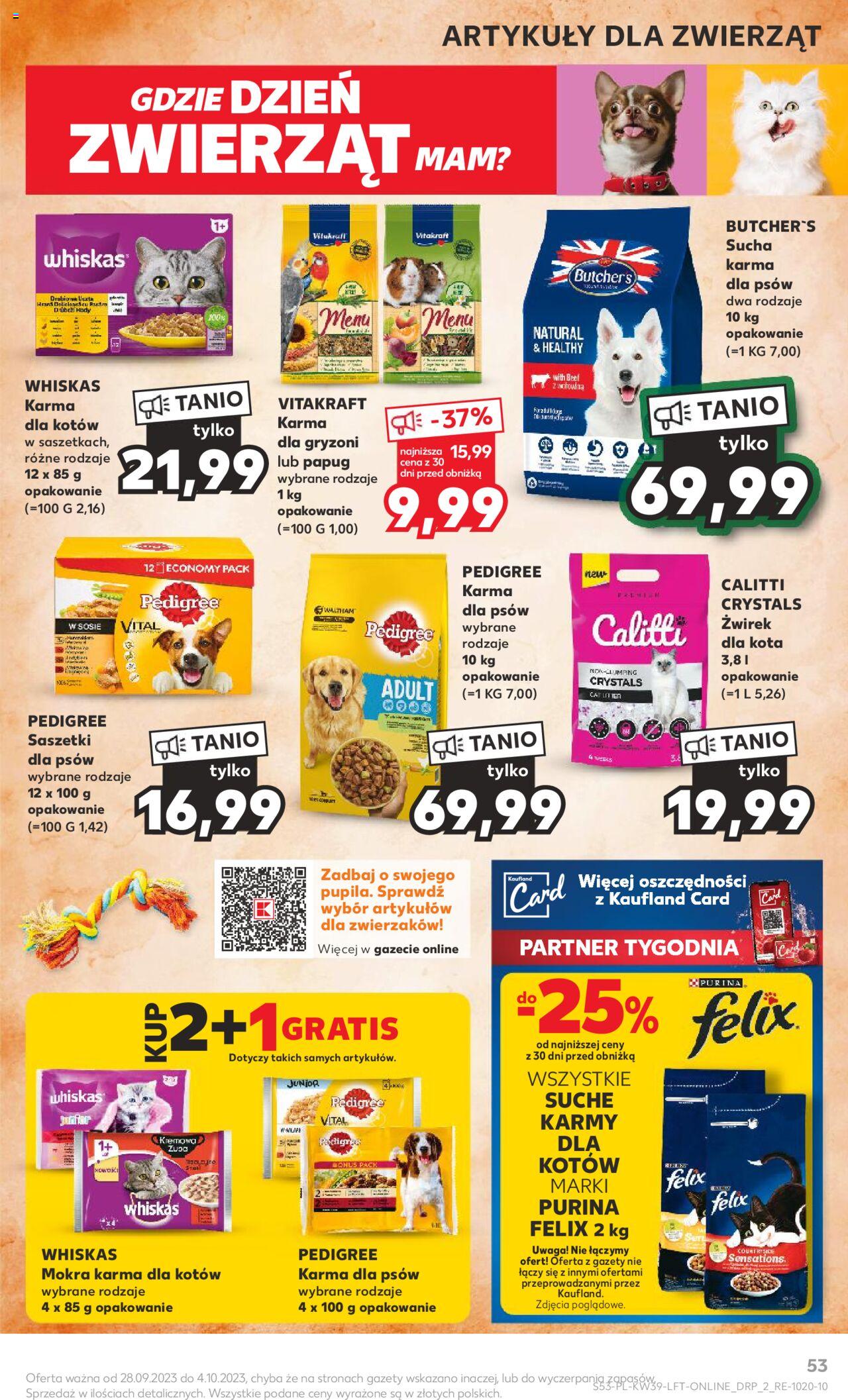 KAUFLAND gazetka ważna od  28.09.2023 do 04.10.2023 strona 53