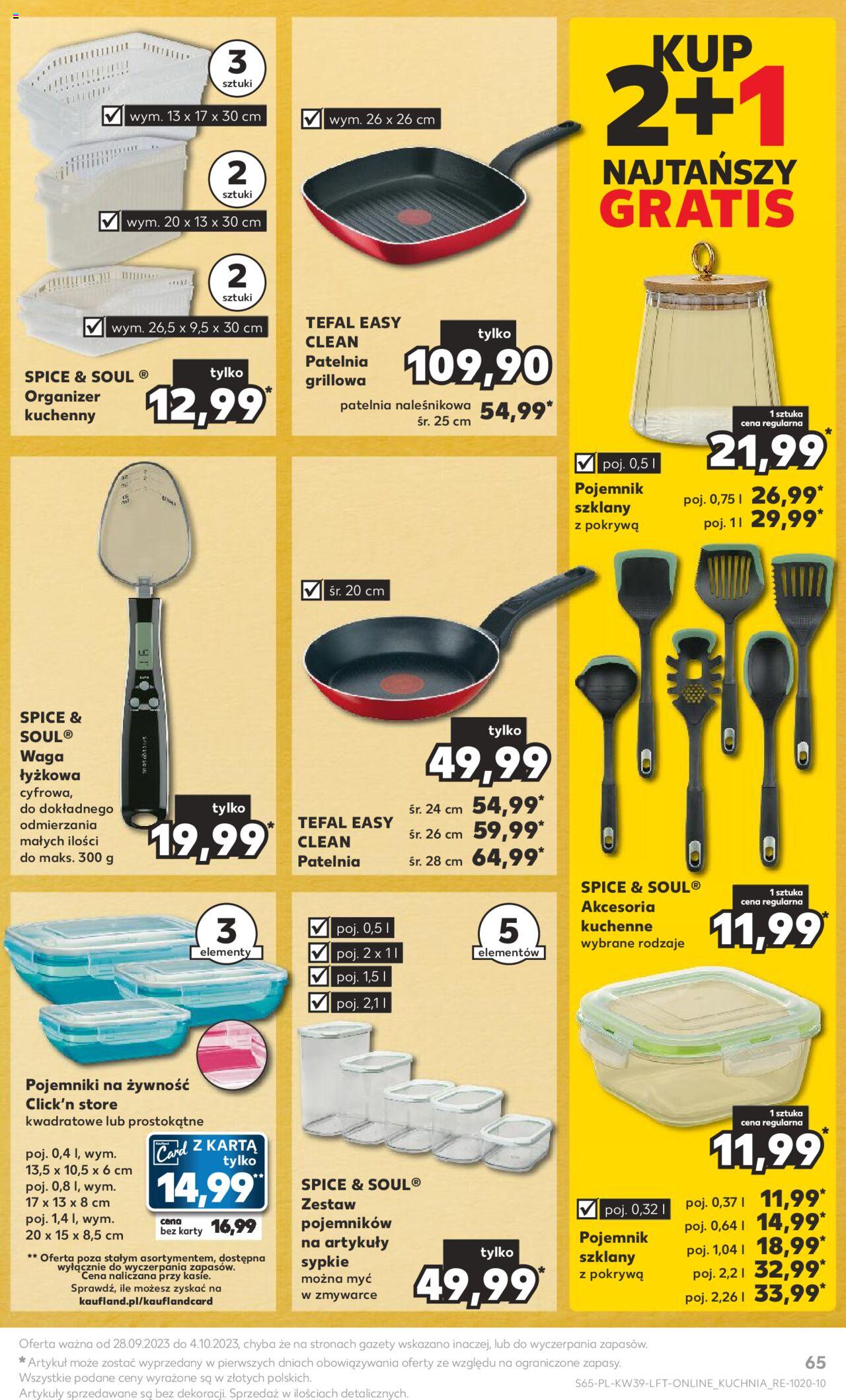 KAUFLAND gazetka ważna od  28.09.2023 do 04.10.2023 strona 65