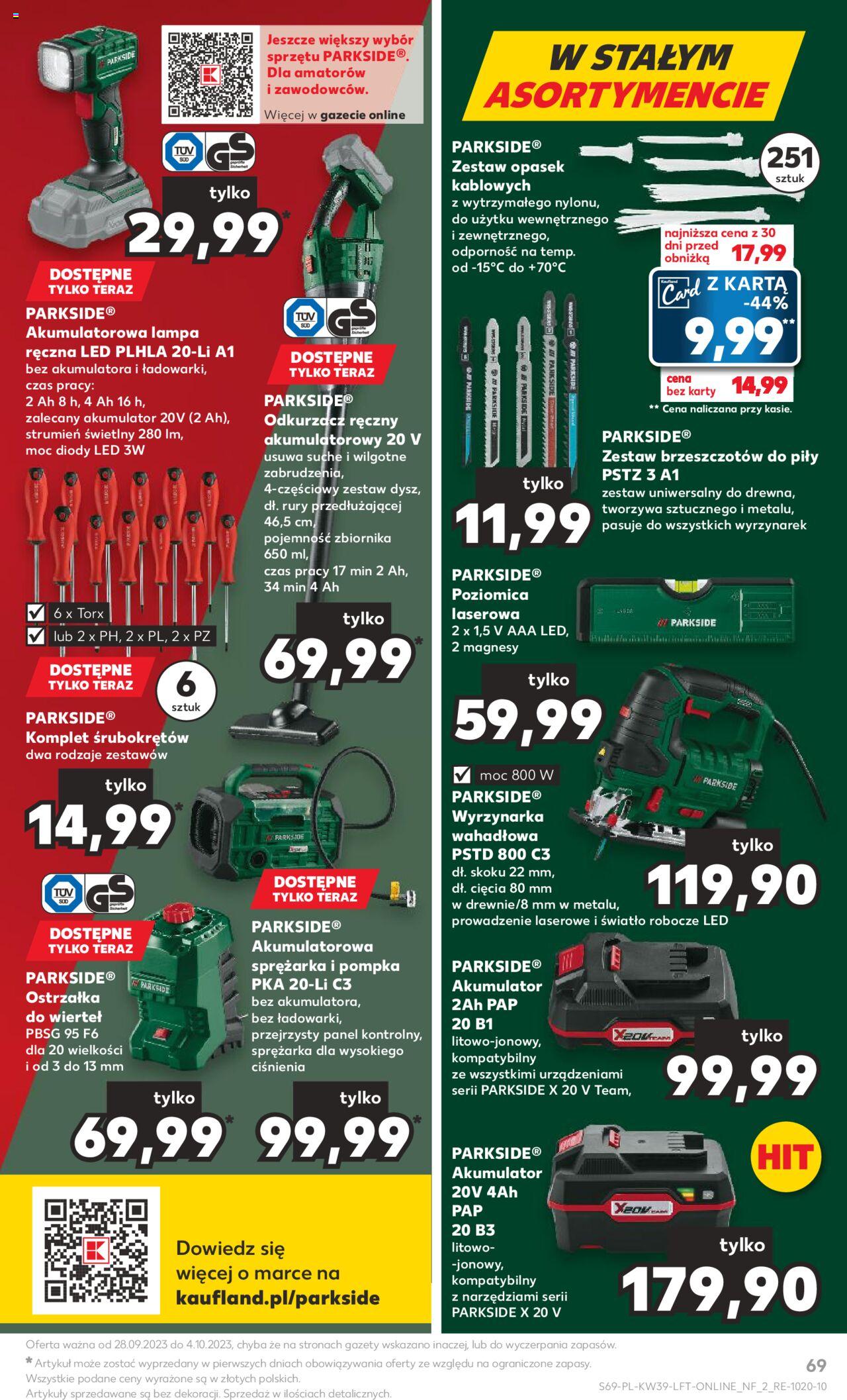 KAUFLAND gazetka ważna od  28.09.2023 do 04.10.2023 strona 69