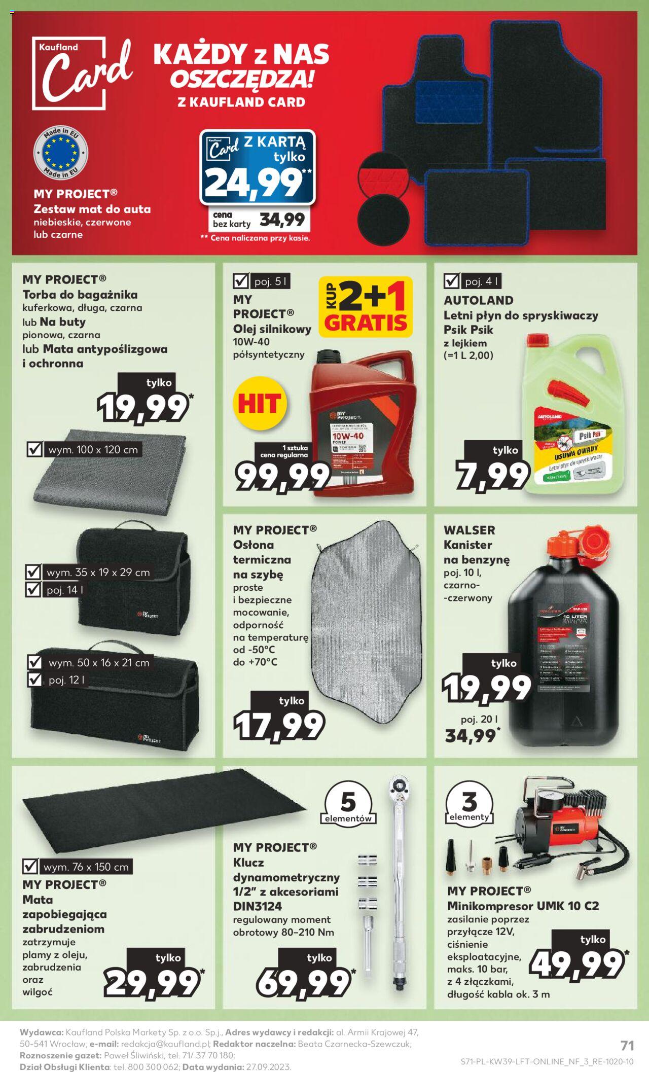 KAUFLAND gazetka ważna od  28.09.2023 do 04.10.2023 strona 71