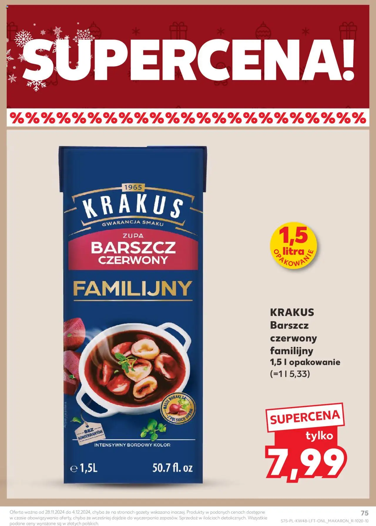 Kaufland gazetka ważna od 28.11.2024 do 04.12.2024 strona 73
