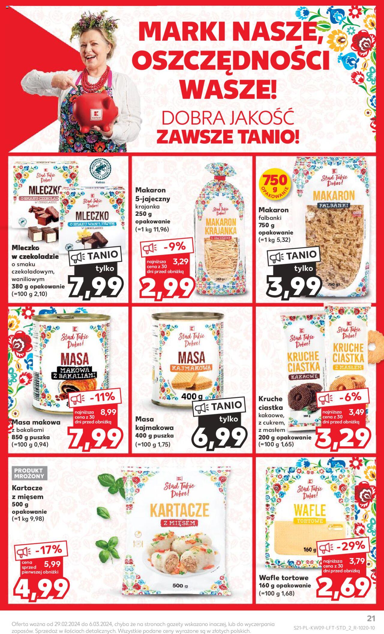KAUFLAND gazetka ważna od 29.02.2024 do 06.03.2024 strona 21