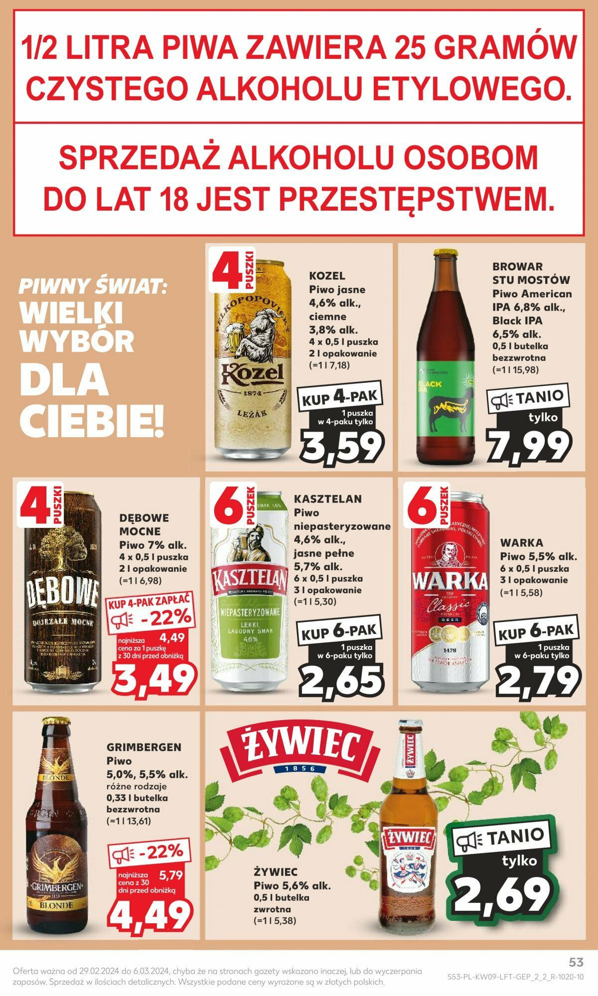 KAUFLAND gazetka ważna od 29.02.2024 do 06.03.2024 strona 52