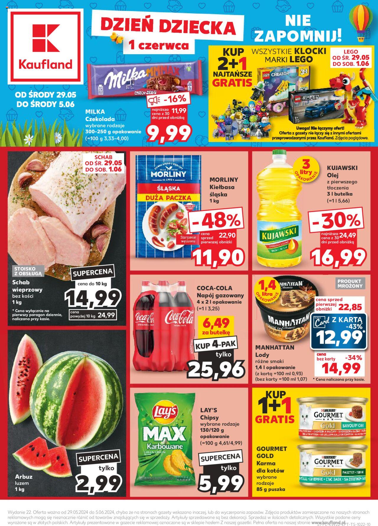 KAUFLAND gazetka ważna od 29.05.2024 do 05.06.2024 strona 1