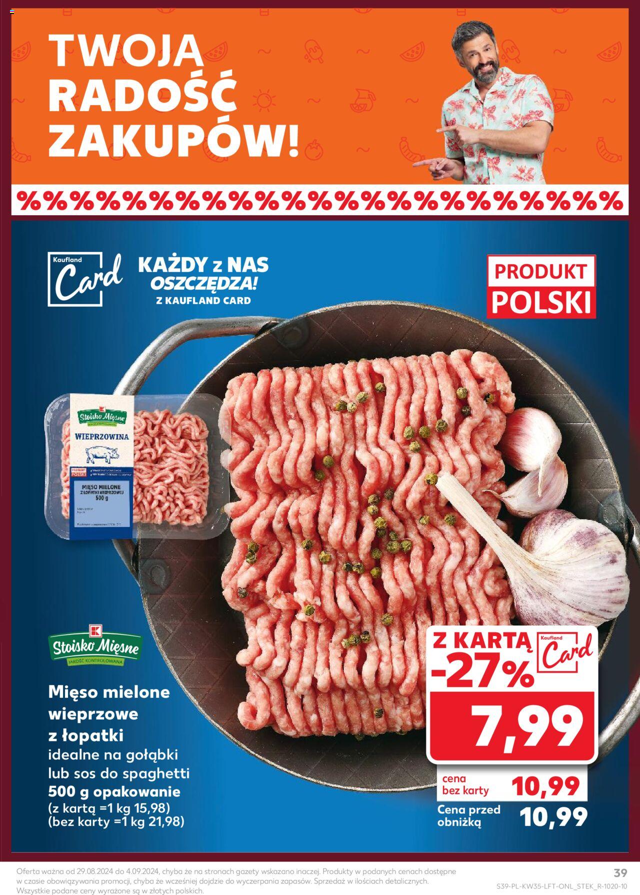 KAUFLAND gazetka ważna od 29.08.2024 do 04.09.2024 strona 39