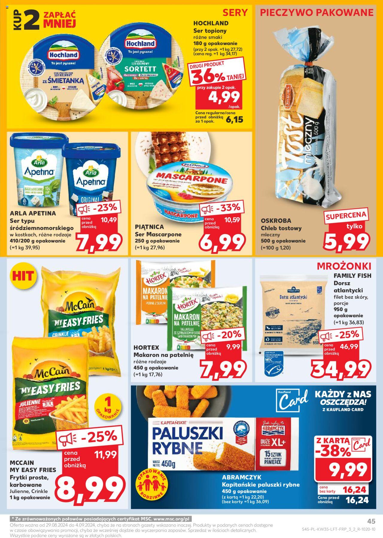KAUFLAND gazetka ważna od 29.08.2024 do 04.09.2024 strona 45
