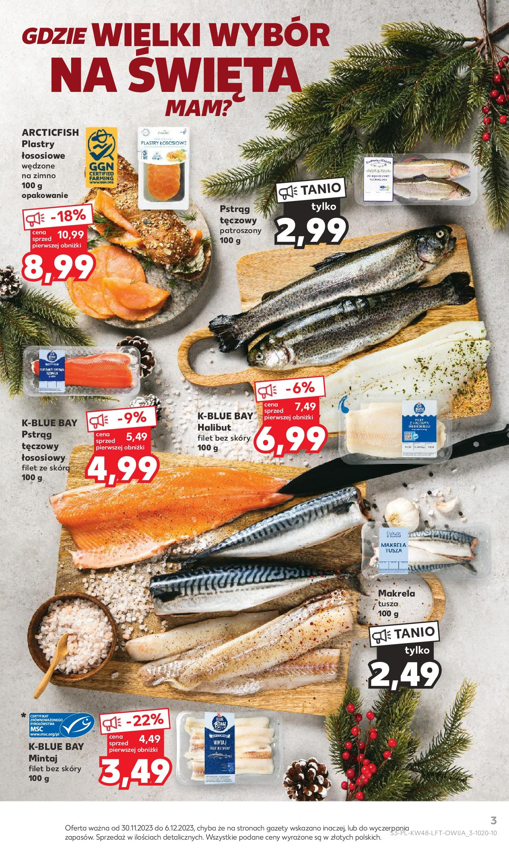 Kaufland gazetka ważna od  30.11.2023 do 06.12.2023 strona 3