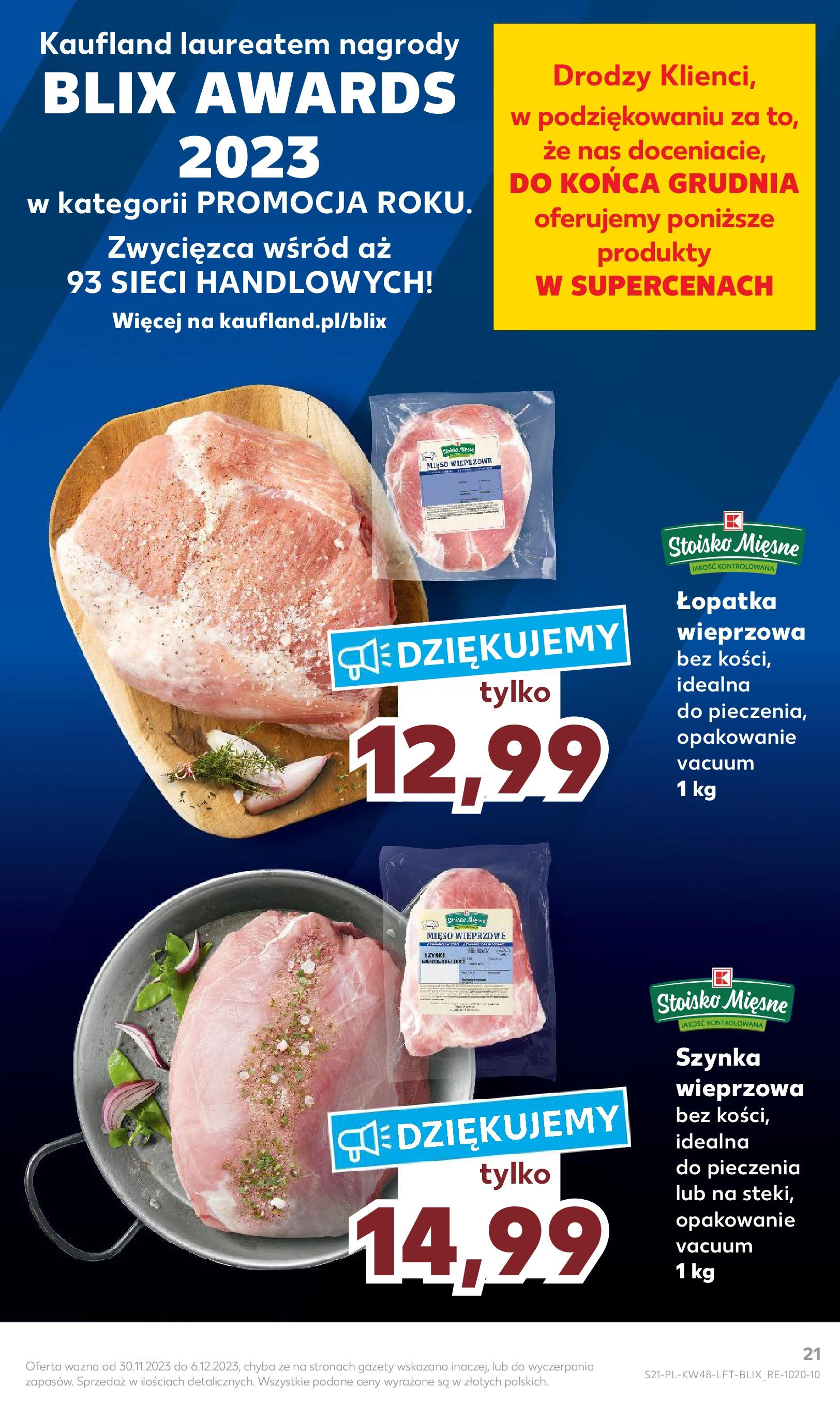 Kaufland gazetka ważna od  30.11.2023 do 06.12.2023 strona 21