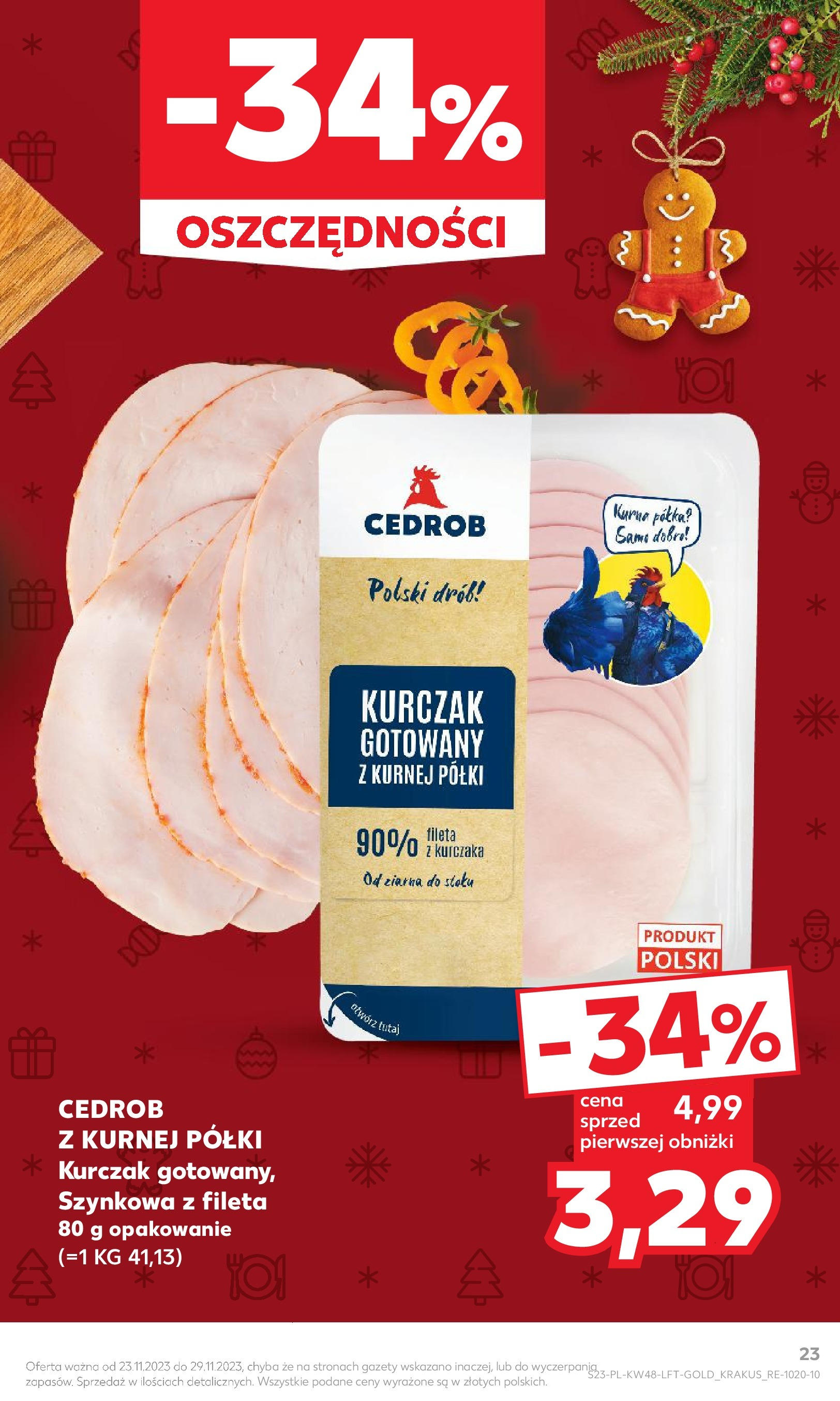 Kaufland gazetka ważna od  30.11.2023 do 06.12.2023 strona 23