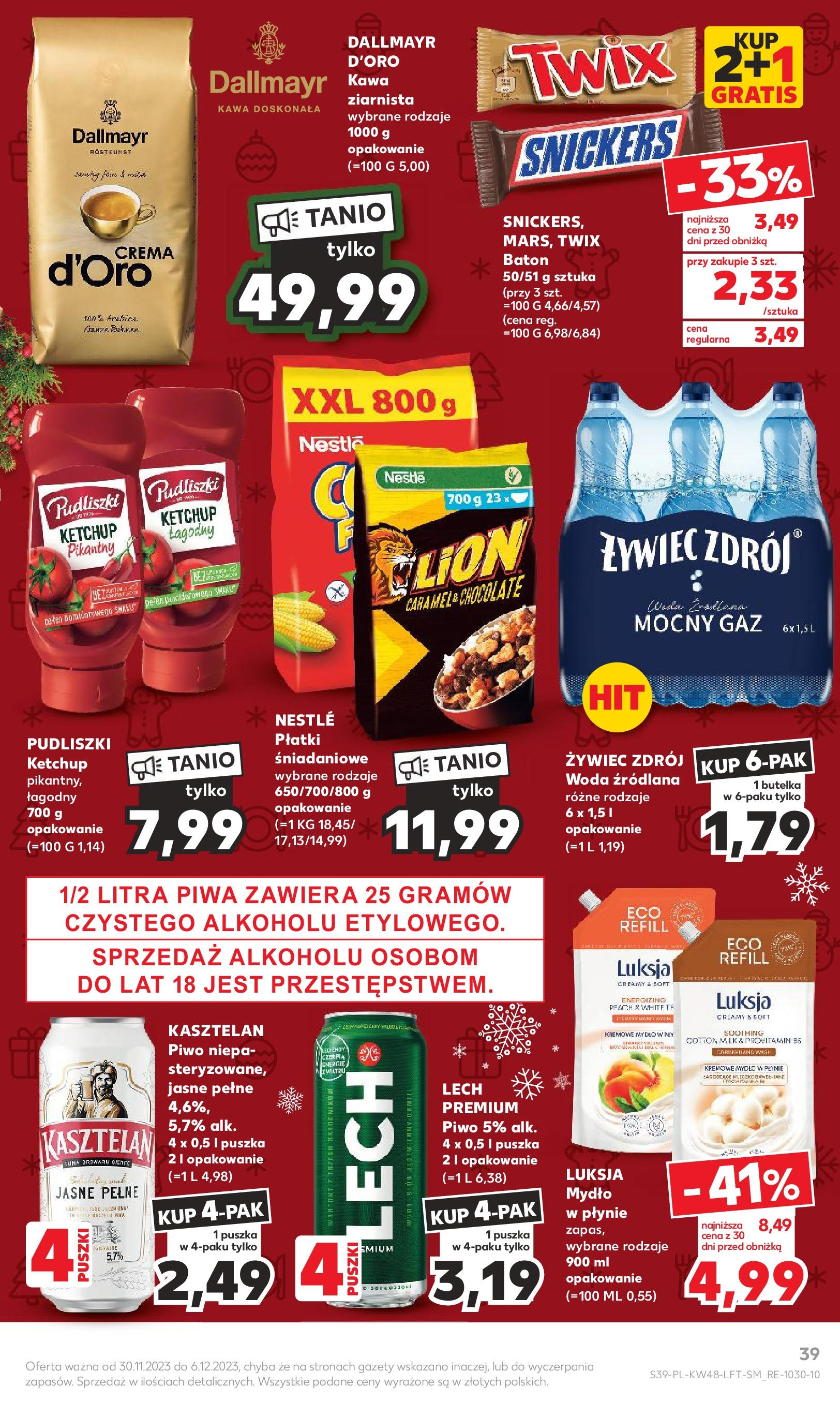 Kaufland gazetka ważna od  30.11.2023 do 06.12.2023 strona 39