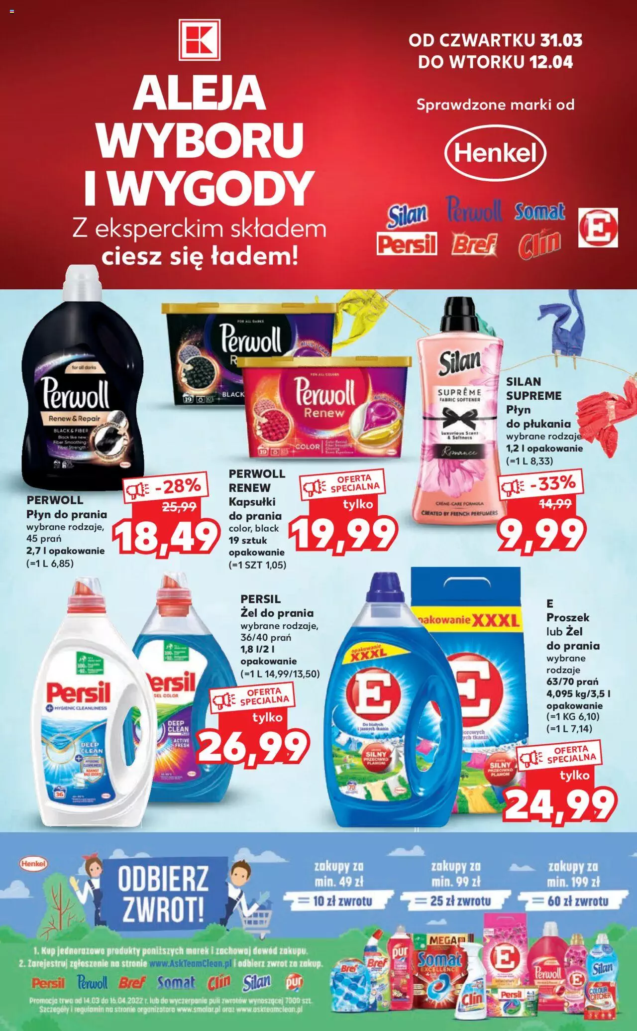 Kaufland gazetka ważna od 31.03.2022 do 12.04.2022 strona 1