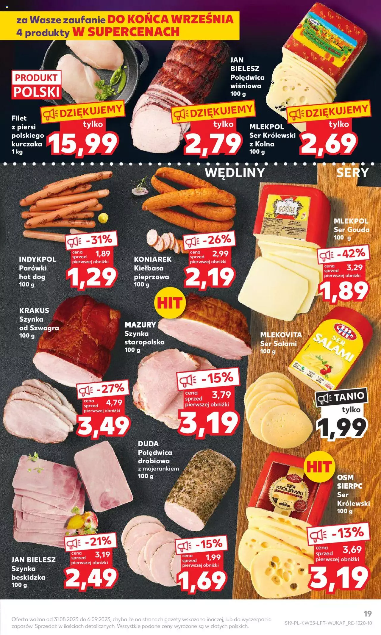 KAUFLAND gazetka ważna od 31.08.2023 do 06.09.2023 strona 19