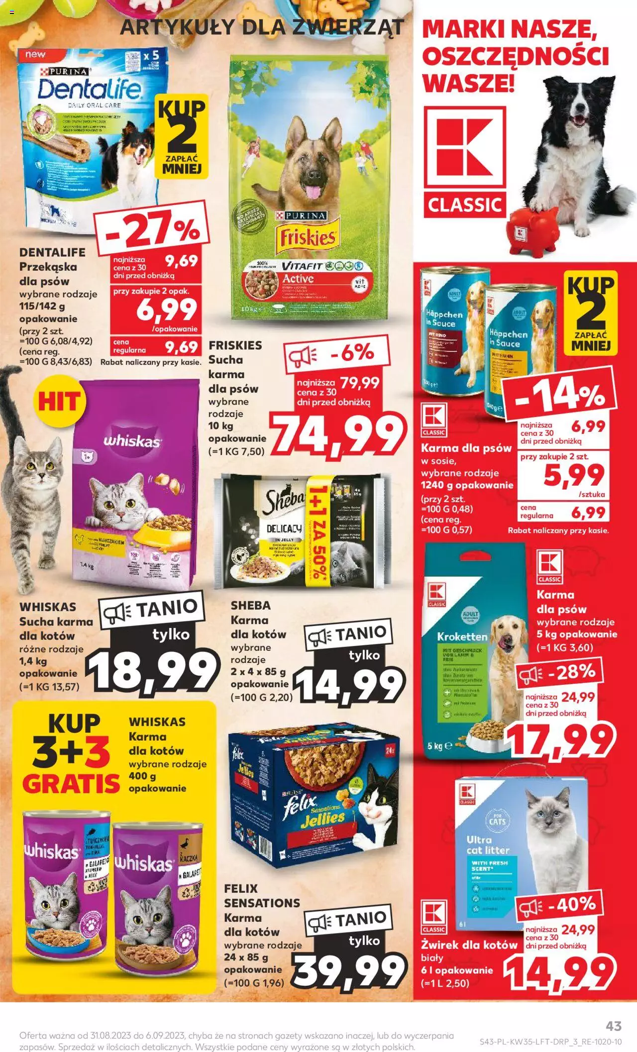 KAUFLAND gazetka ważna od 31.08.2023 do 06.09.2023 strona 43