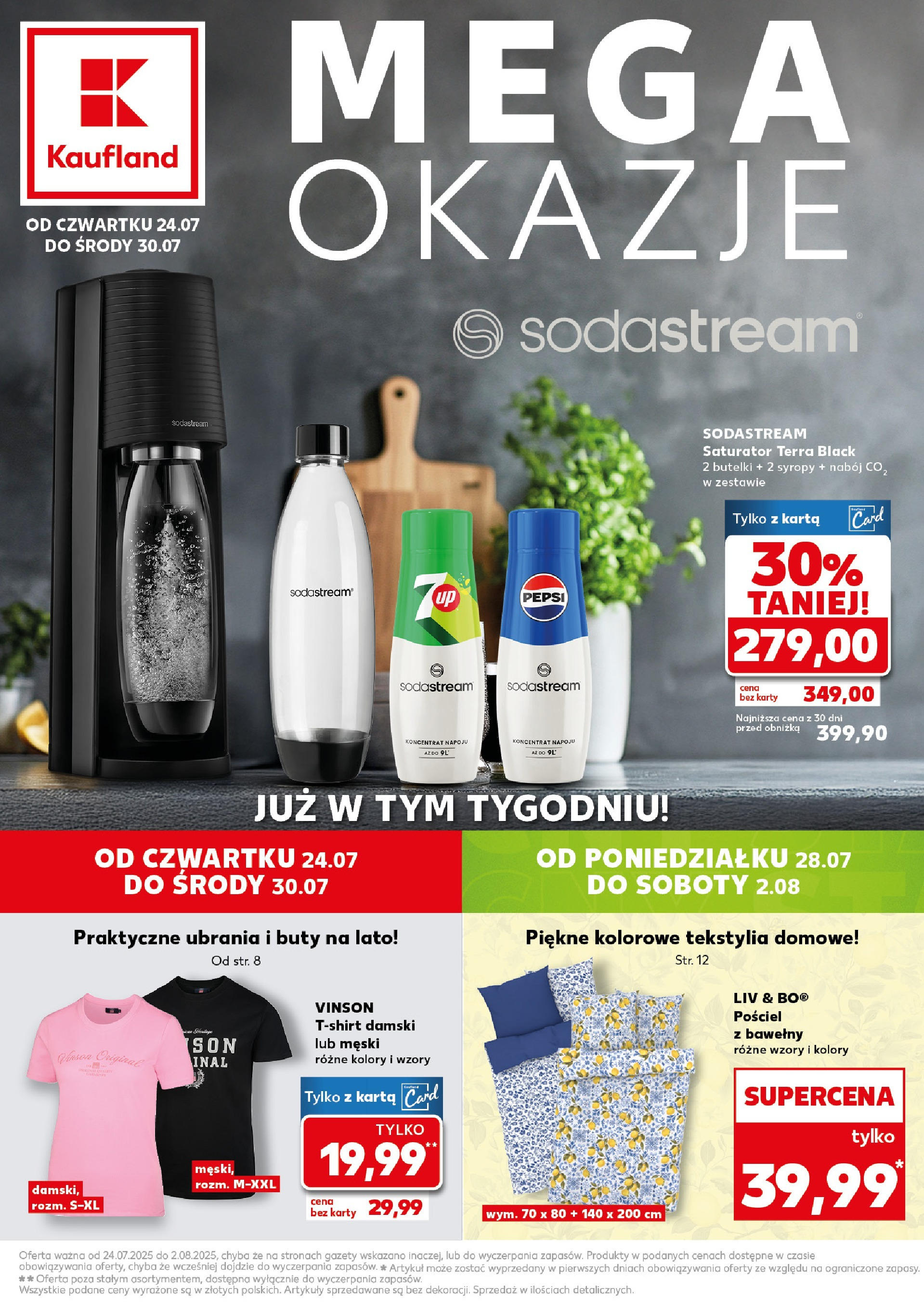 KAUFLAND Mega okazje gazetka ważna od 24.07.2025 do 30.07.2025 strona 1