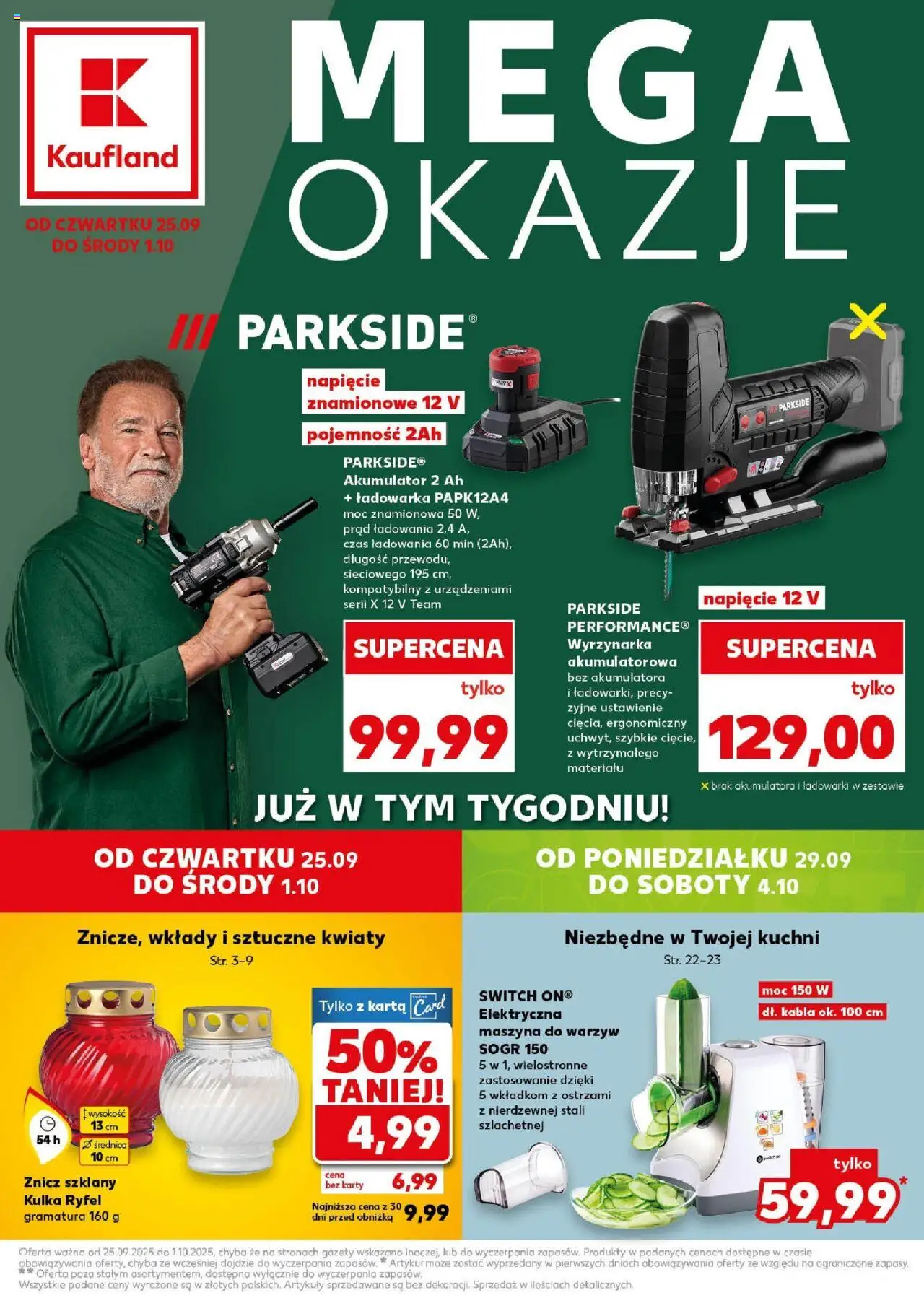 KAUFLAND Mega okazje gazetka ważna od 25.09.2025 do 01.10.2025 strona 1