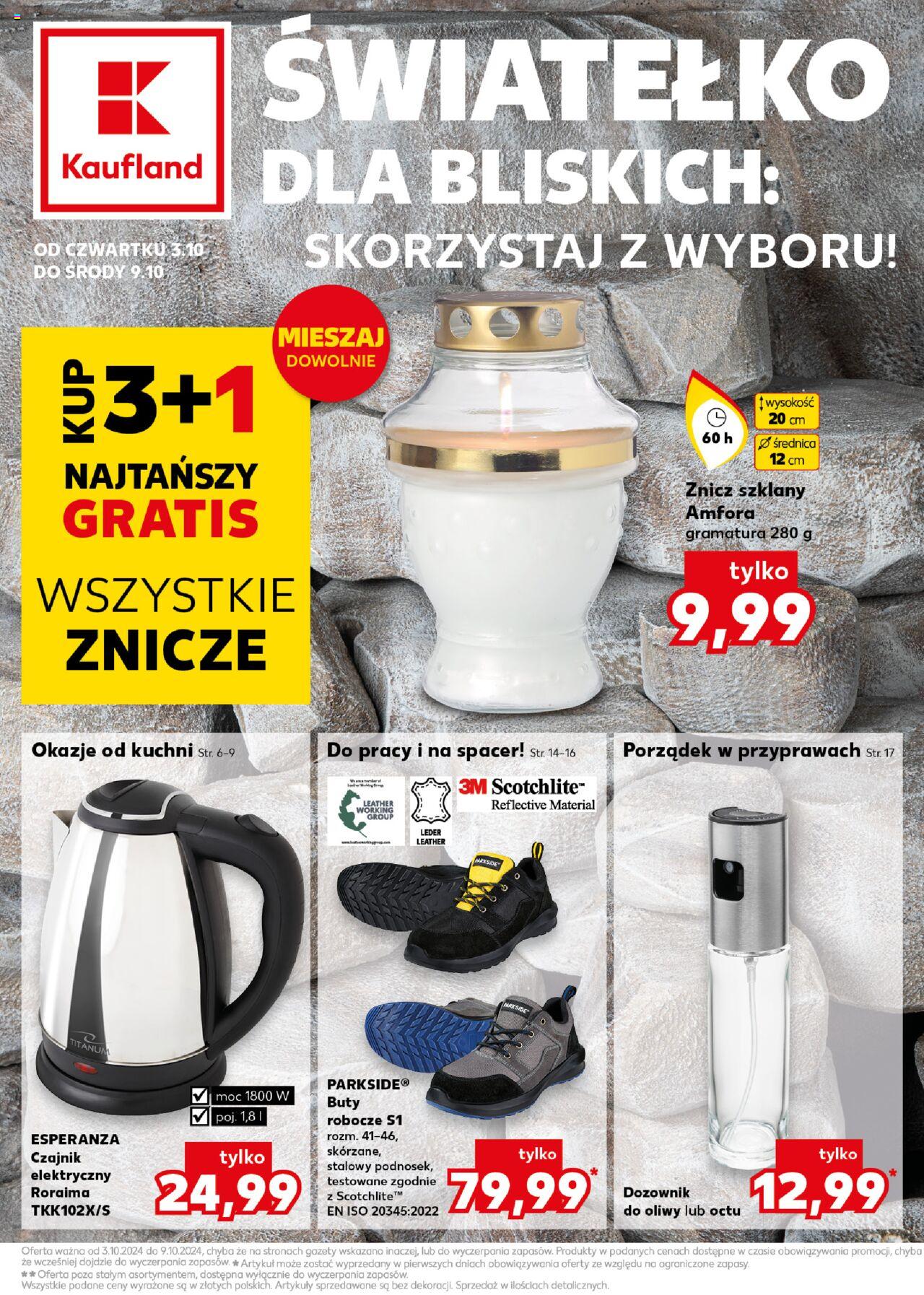 KAUFLAND Nonfood gazetka ważna od 03.10.2024 do 09.10.2024 strona 1