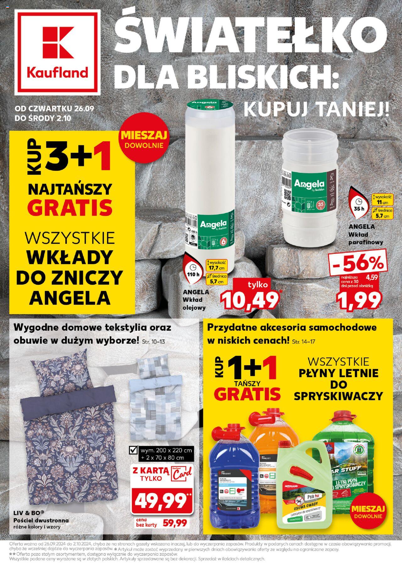 KAUFLAND Nonfood gazetka ważna od 26.09.2024 do 02.10.2024 strona 1