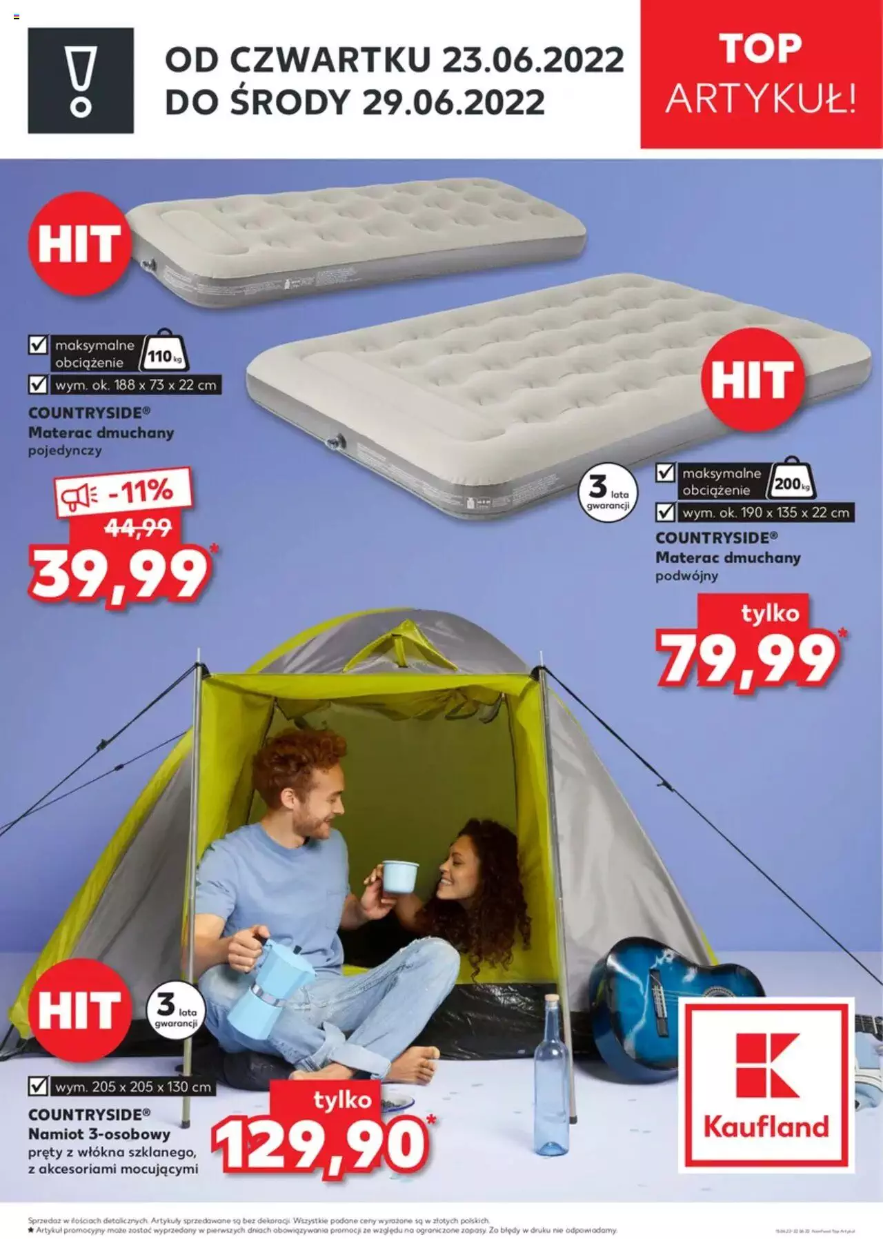 Kaufland Oferta gazetka ważna od 23.06.2022 do 29.06.2022 strona 1