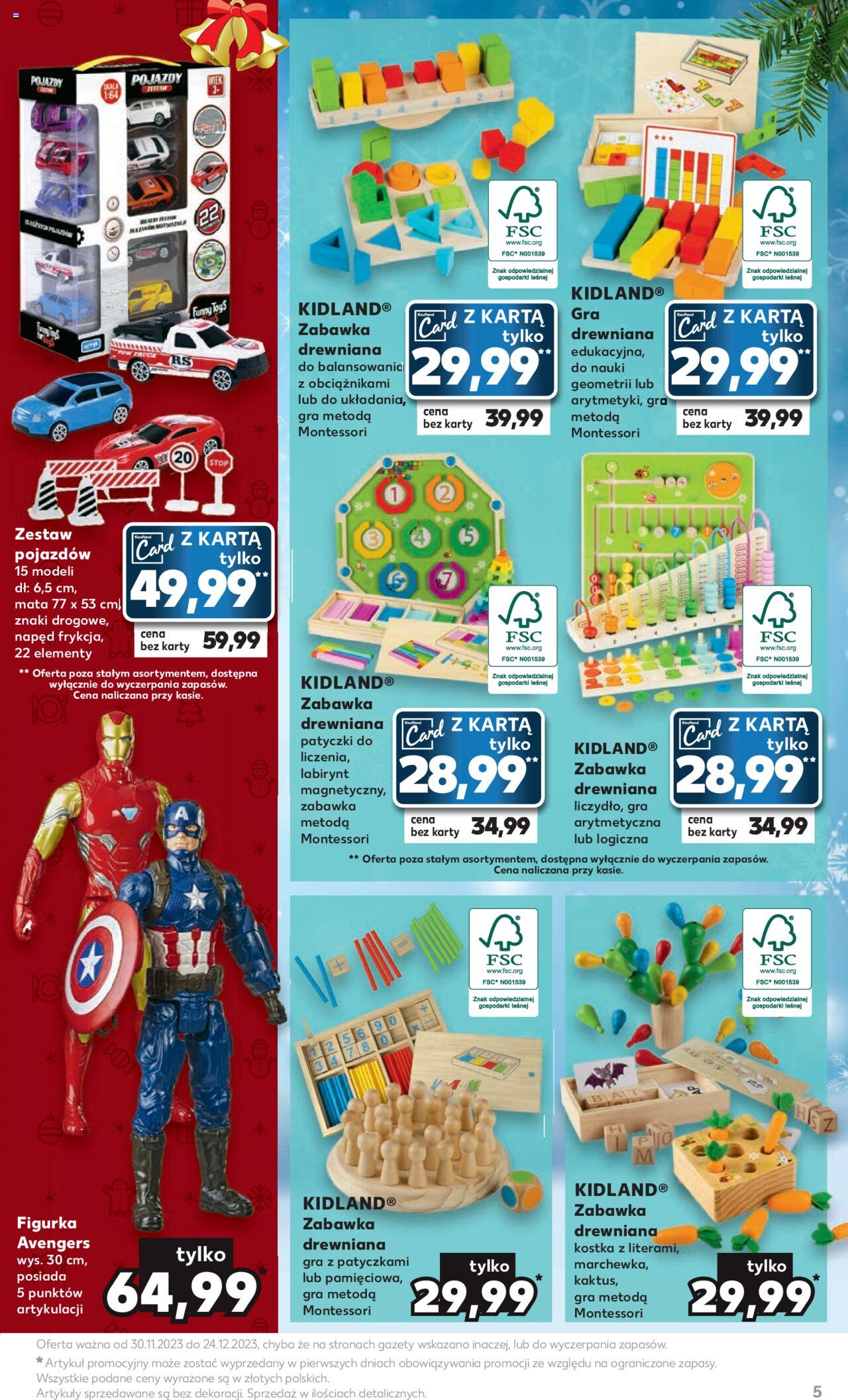 Kaufland Prezenty gazetka ważna od 30.11.2023 do 24.12.2023 strona 5