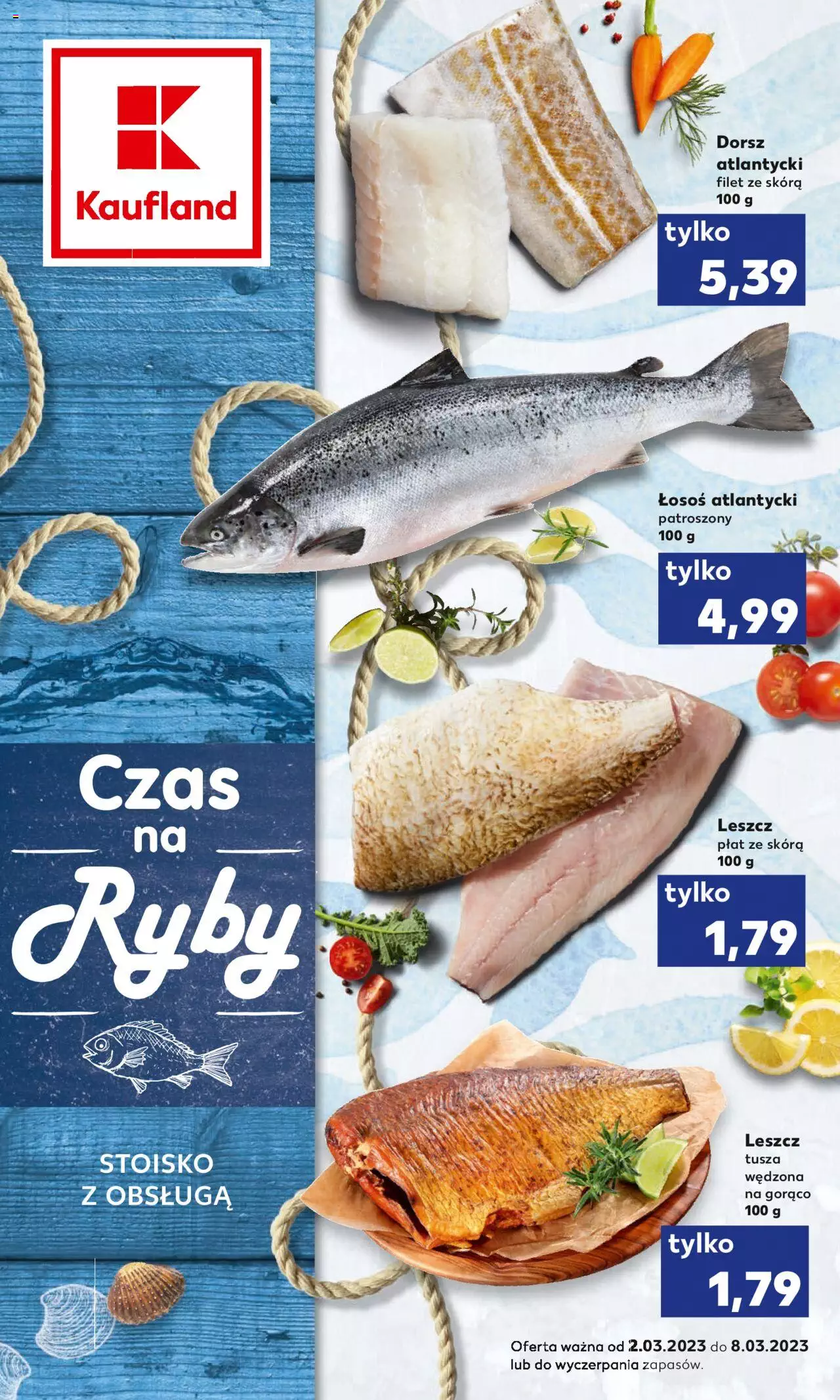 KAUFLAND Ryby gazetka ważna od 02.03.2023 do 08.03.2023 strona 1