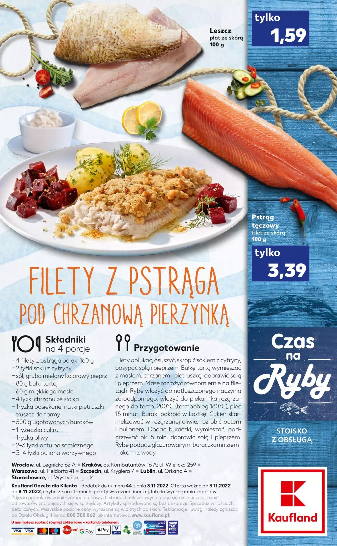 KAUFLAND Ryby gazetka ważna od  03.11.2022 do 08.11.2022 strona 2