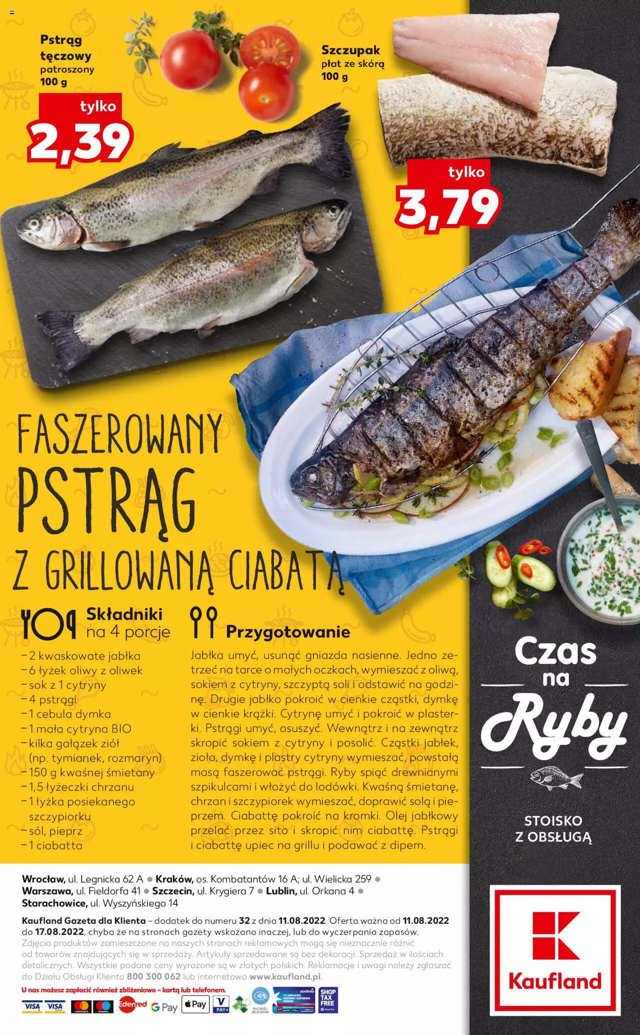 Kaufland Ryby gazetka ważna od 11.08.2022 do 17.08.2022 strona 2