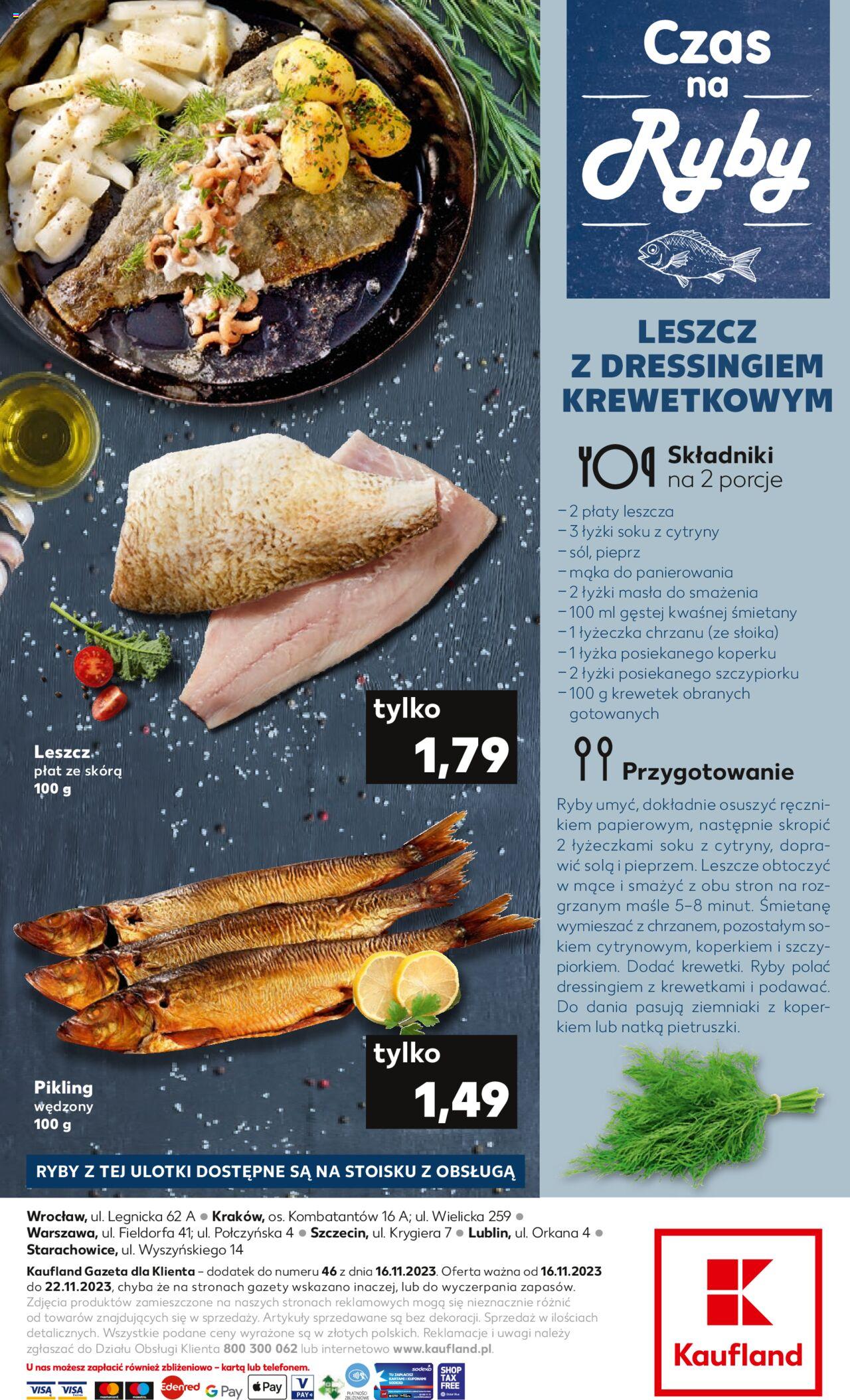KAUFLAND Ryby gazetka ważna od 16.11.2023 do 22.11.2023 strona 2
