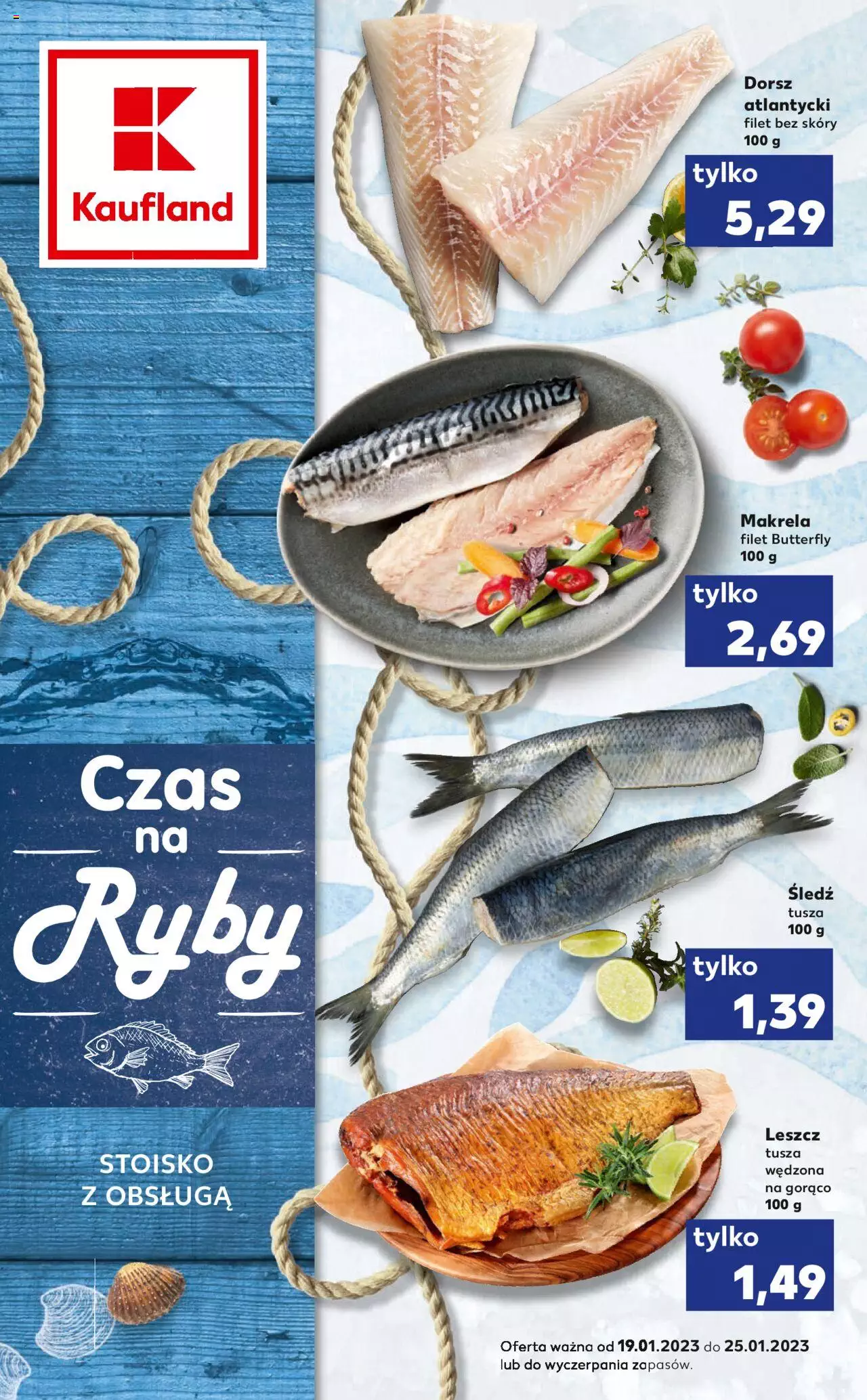 KAUFLAND Ryby gazetka ważna od 19.01.2023 do 25.01.2023 strona 1