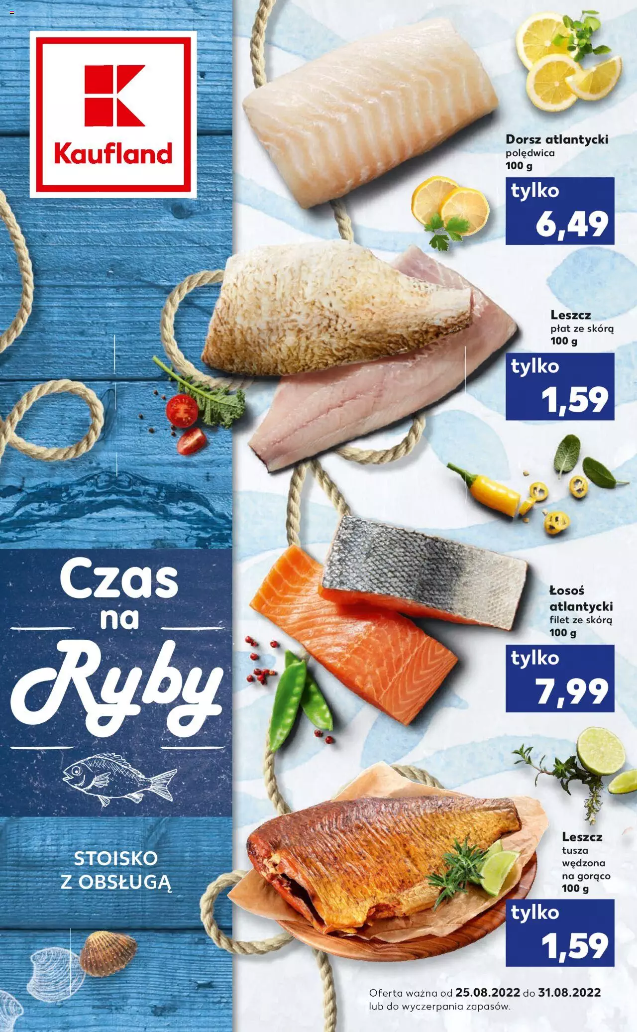 Kaufland Ryby gazetka ważna od 25.08.2022 do 31.08.2022 strona 1