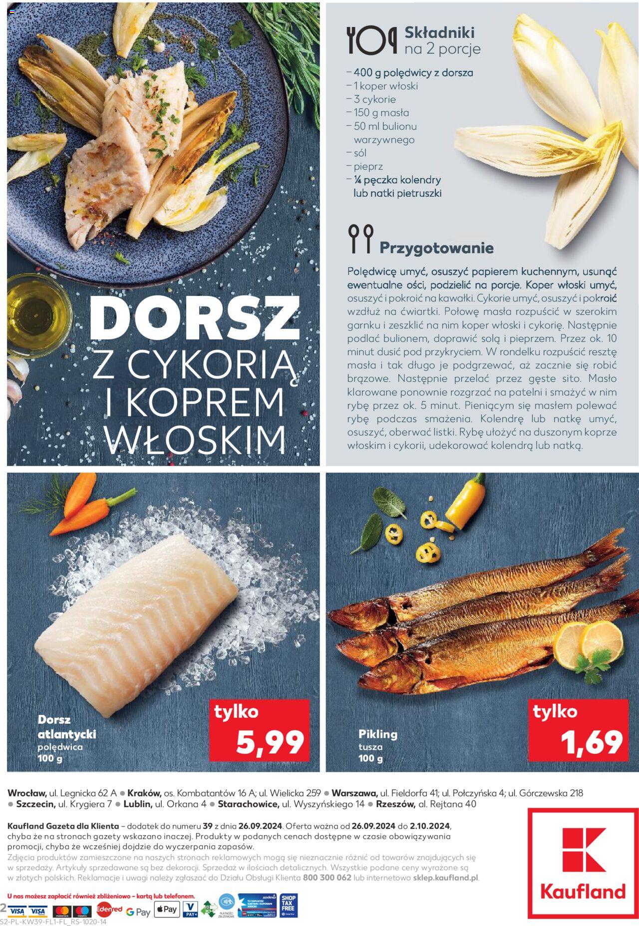 KAUFLAND Ryby gazetka ważna od 26.09.2024 do 02.10.2024 strona 2