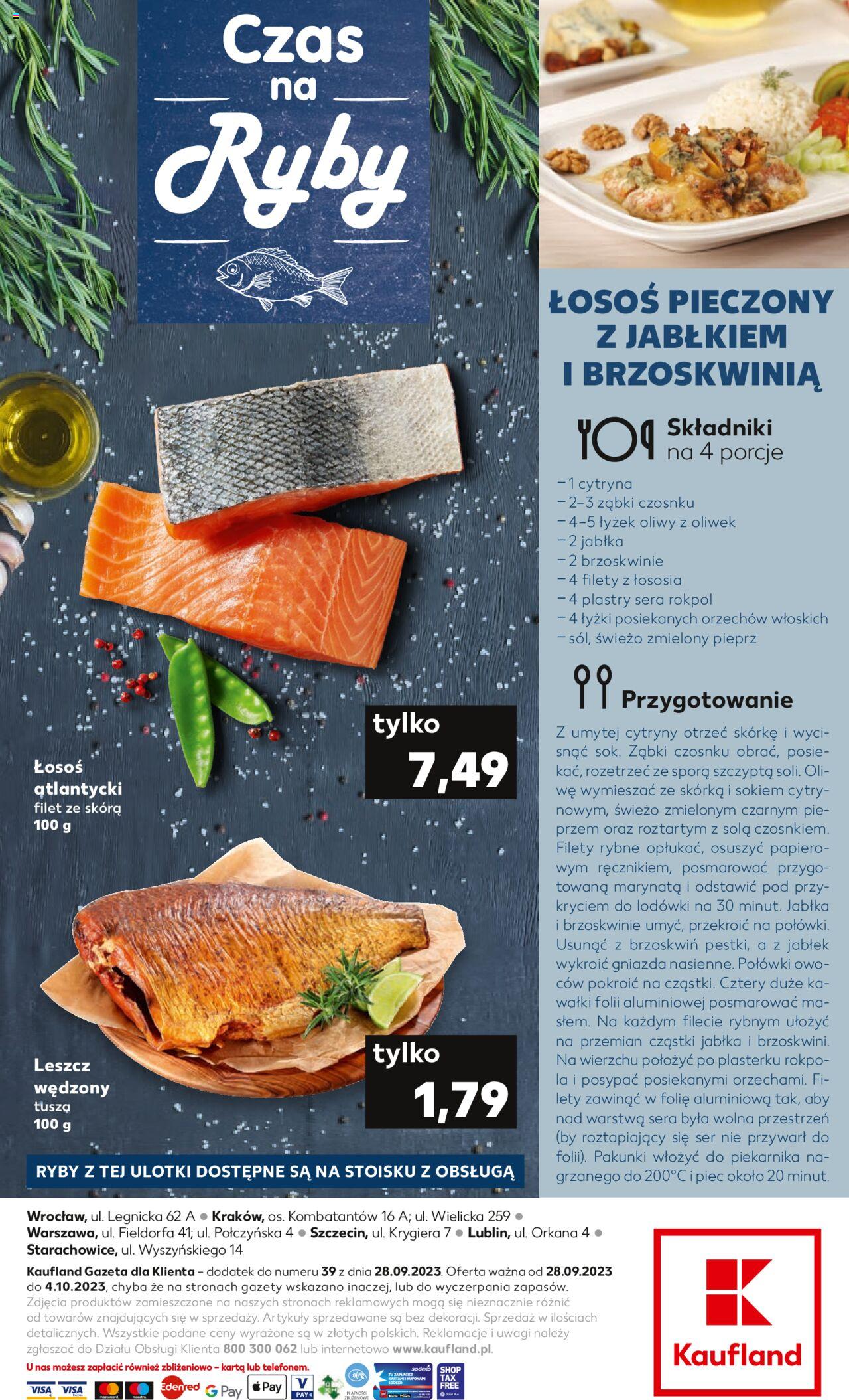 KAUFLAND Ryby gazetka ważna od 28.09.2023 do 04.10.2023 strona 2
