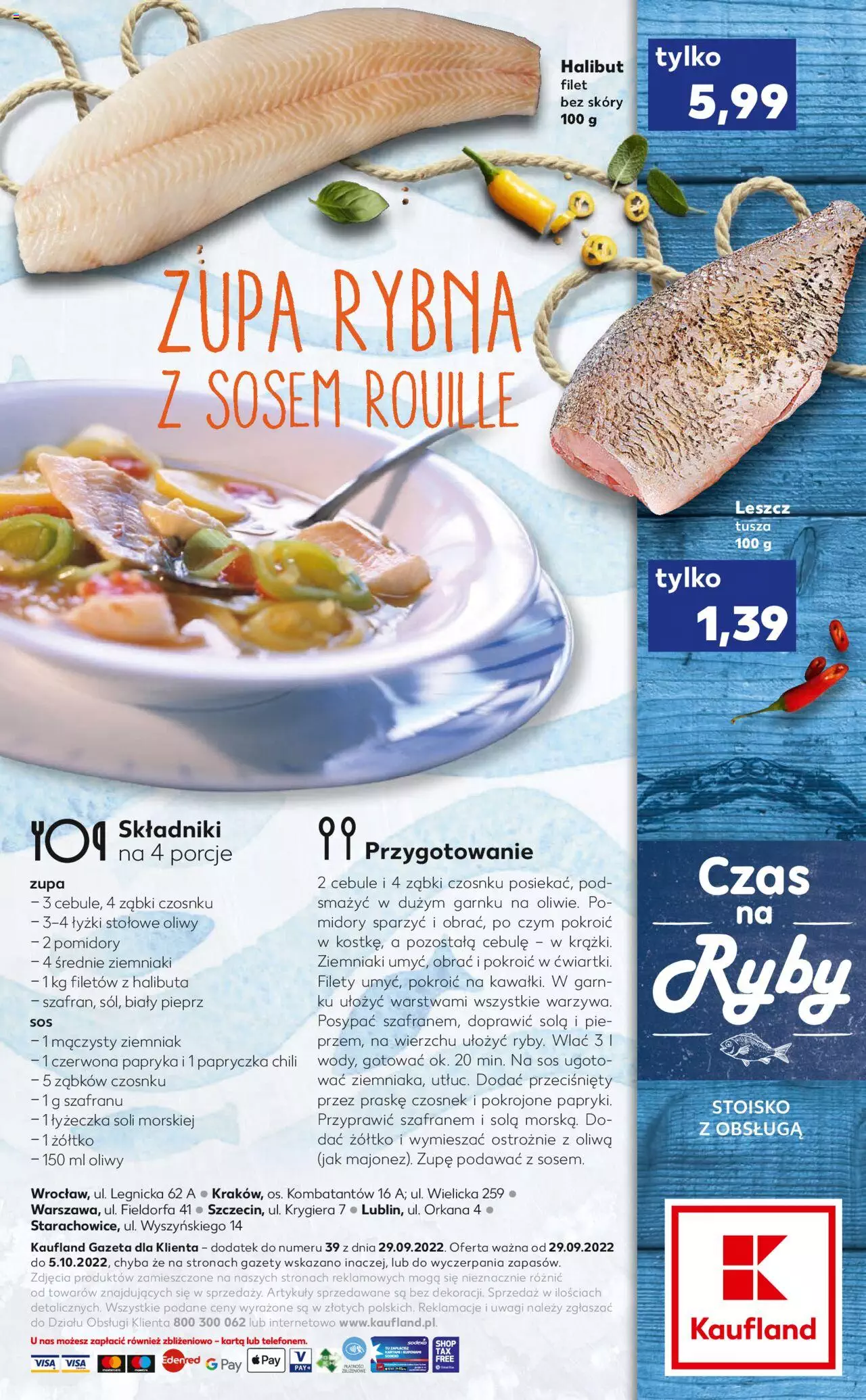 KAUFLAND Ryby gazetka ważna od 29.09.2022 do 05.10.2022 strona 2