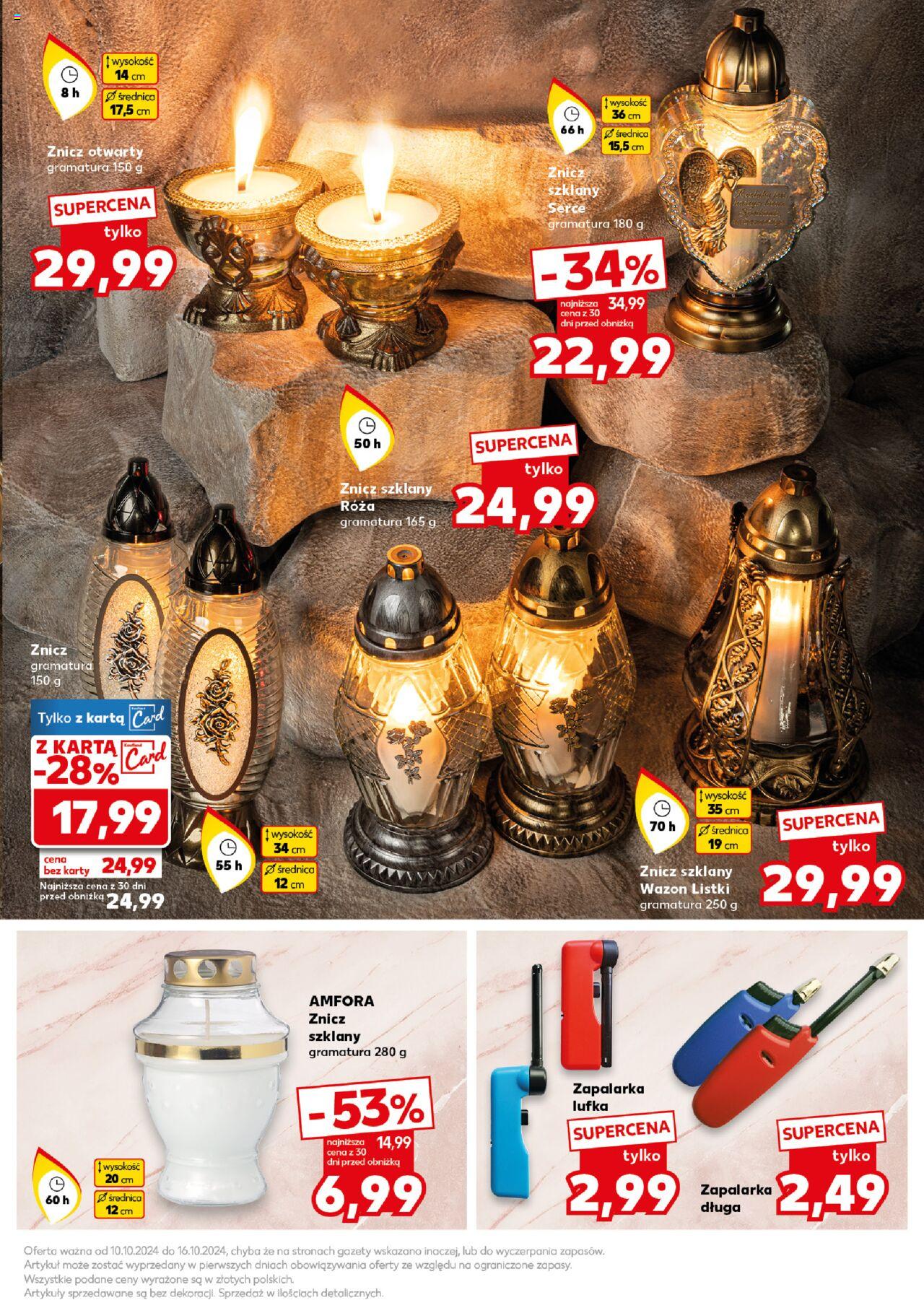 KAUFLAND Znicze gazetka ważna od 10.10.2024 do 16.10.2024 strona 7