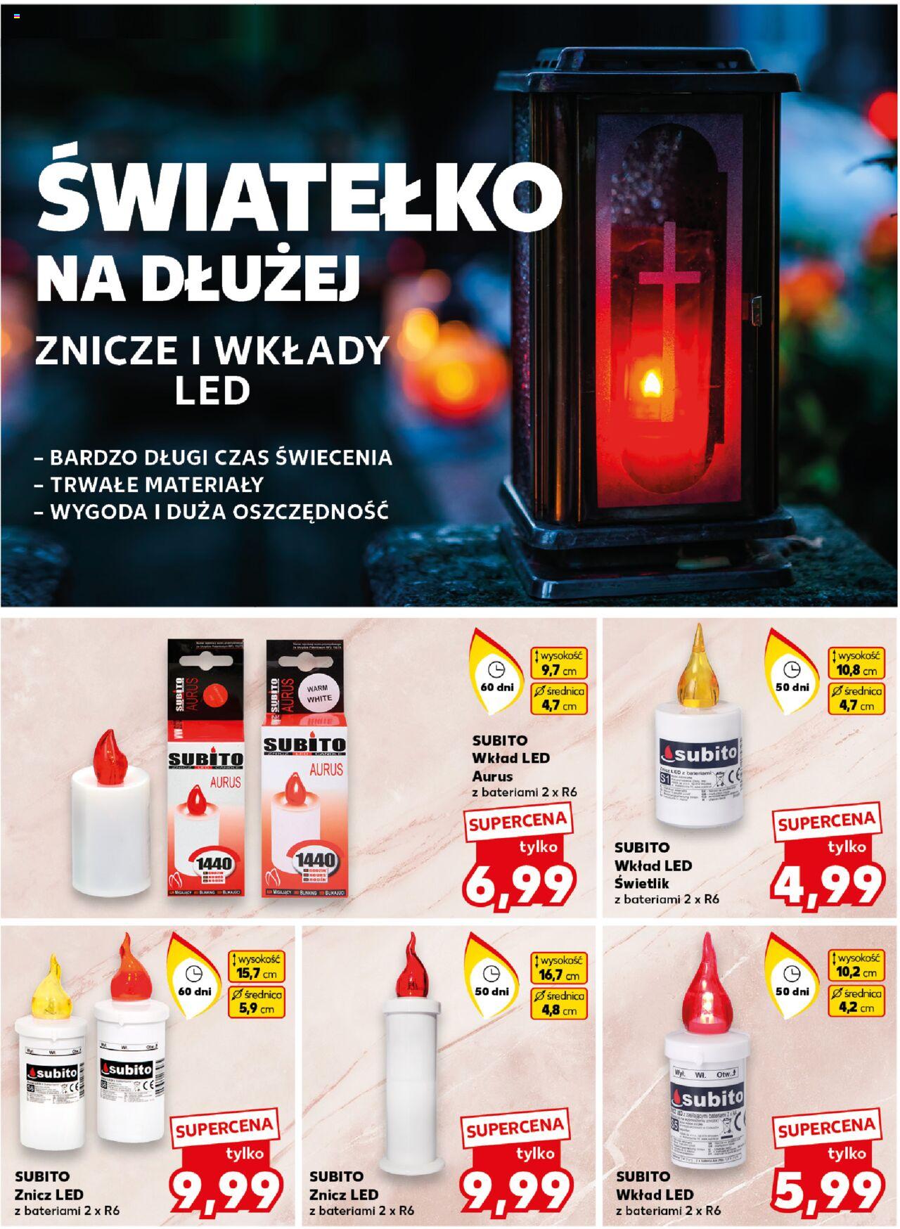 KAUFLAND Znicze gazetka ważna od 10.10.2024 do 16.10.2024 strona 8