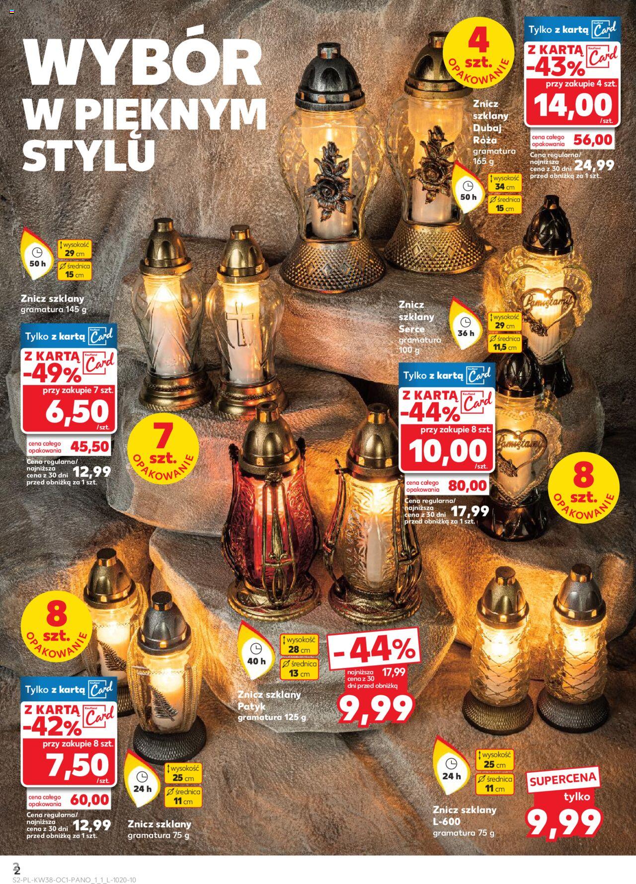 KAUFLAND Znicze gazetka ważna od 19.09.2024 do 25.09.2024 strona 2