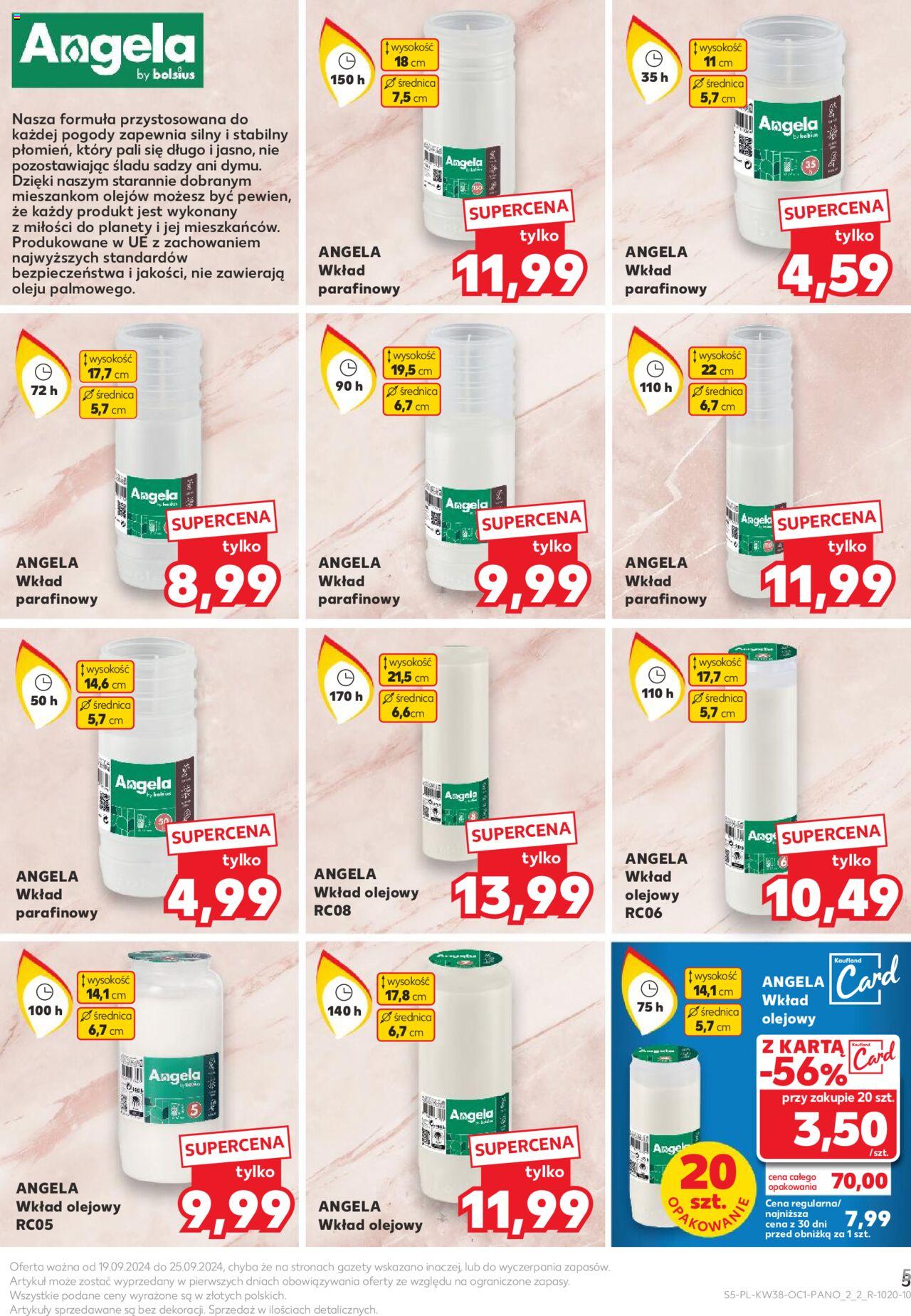 KAUFLAND Znicze gazetka ważna od 19.09.2024 do 25.09.2024 strona 5