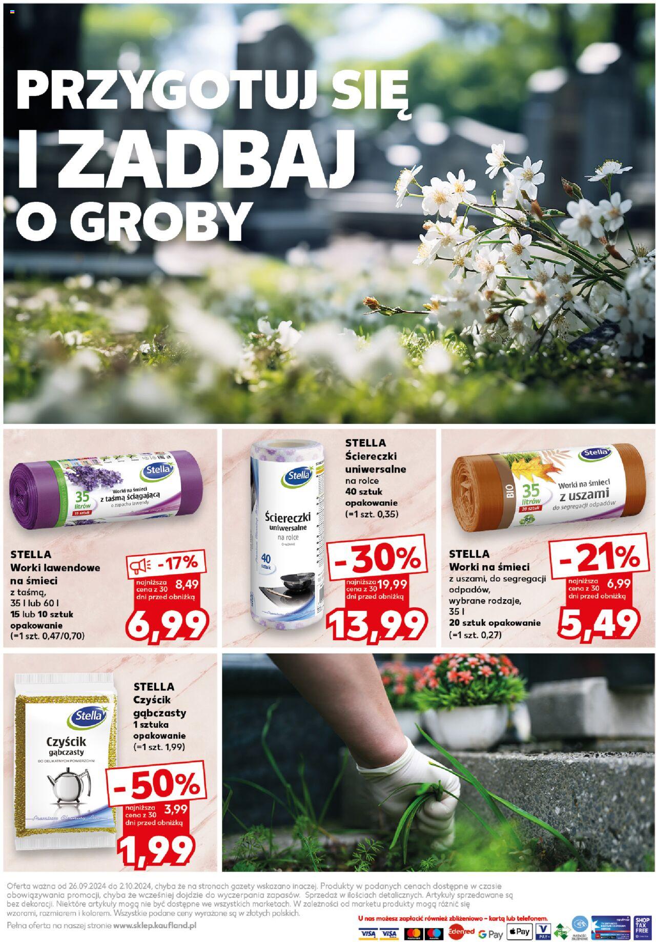 KAUFLAND Znicze gazetka ważna od 26.09.2024 do 02.10.2024 strona 12