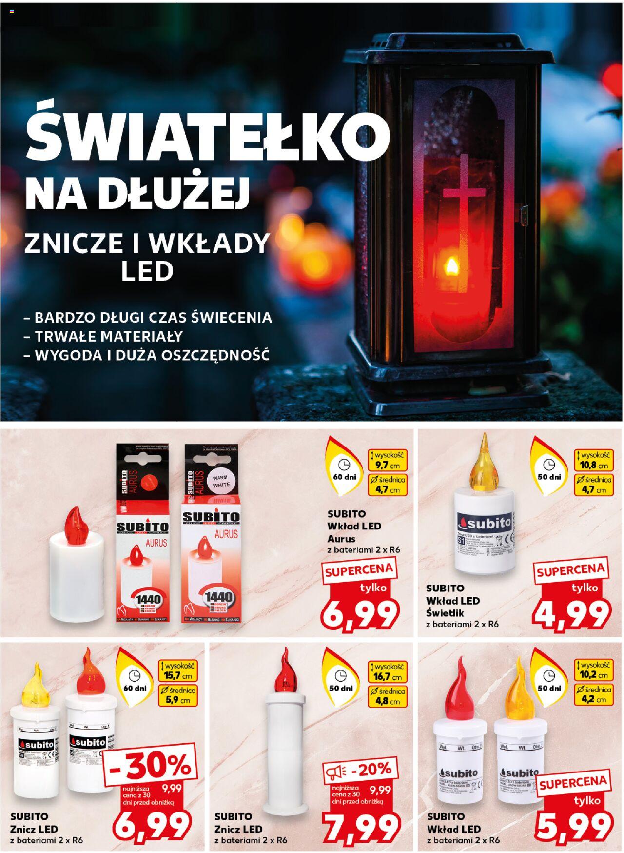 KAUFLAND Znicze gazetka ważna od 26.09.2024 do 02.10.2024 strona 8