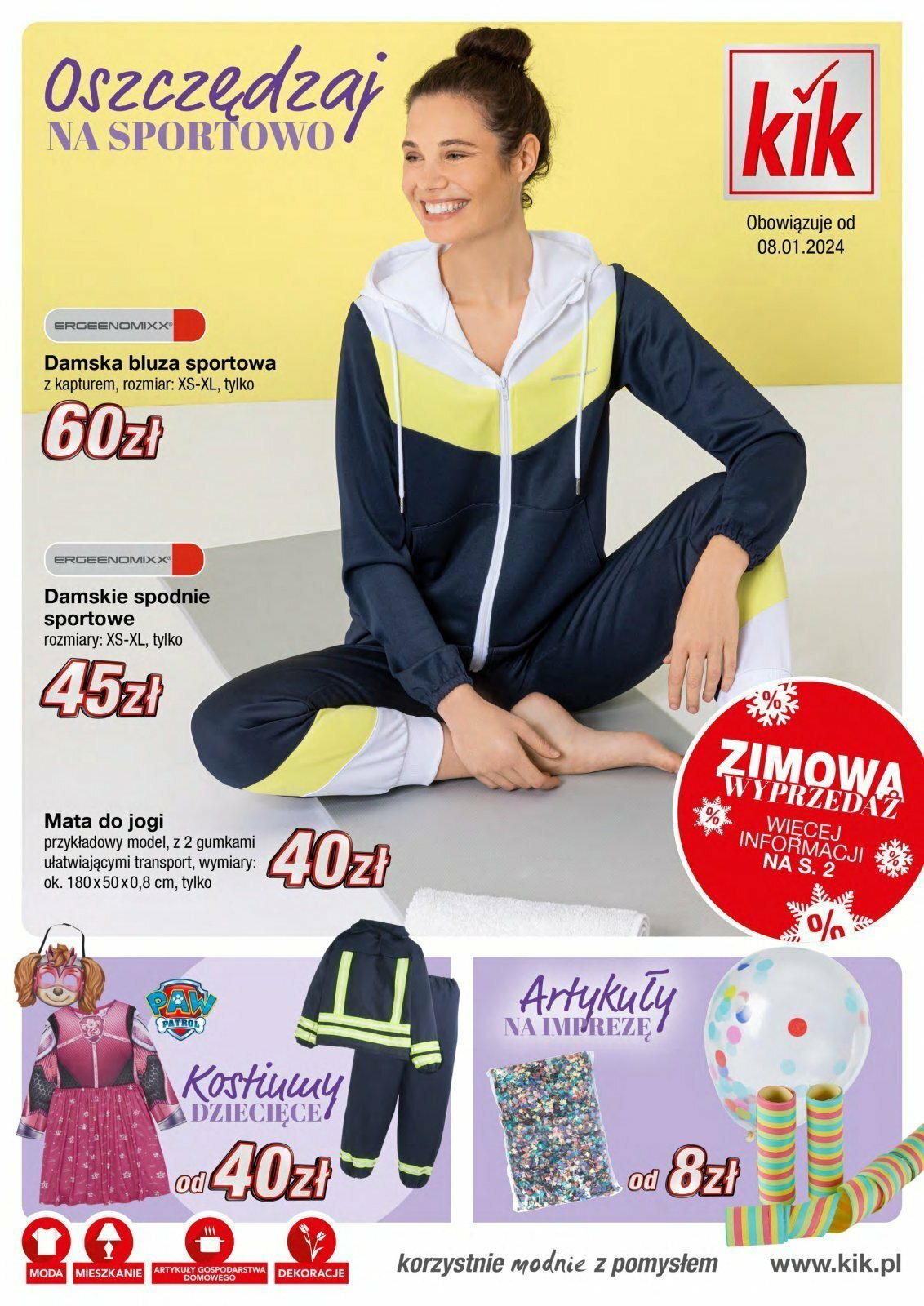 Kik gazetka online ważna od  08.01.2024 strona 1
