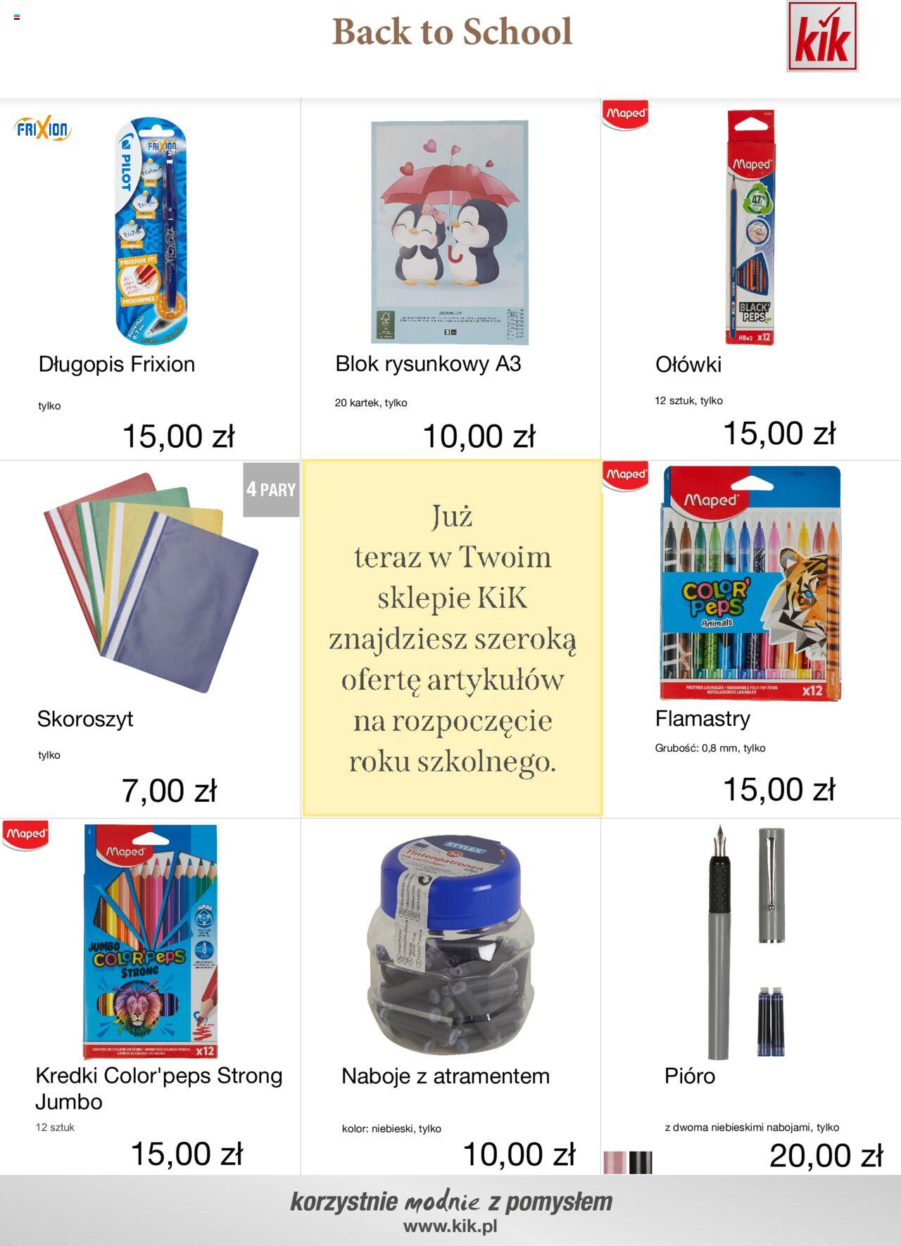 Kik gazetka ważna od 22.08.2022 do 28.08.2022 strona 3