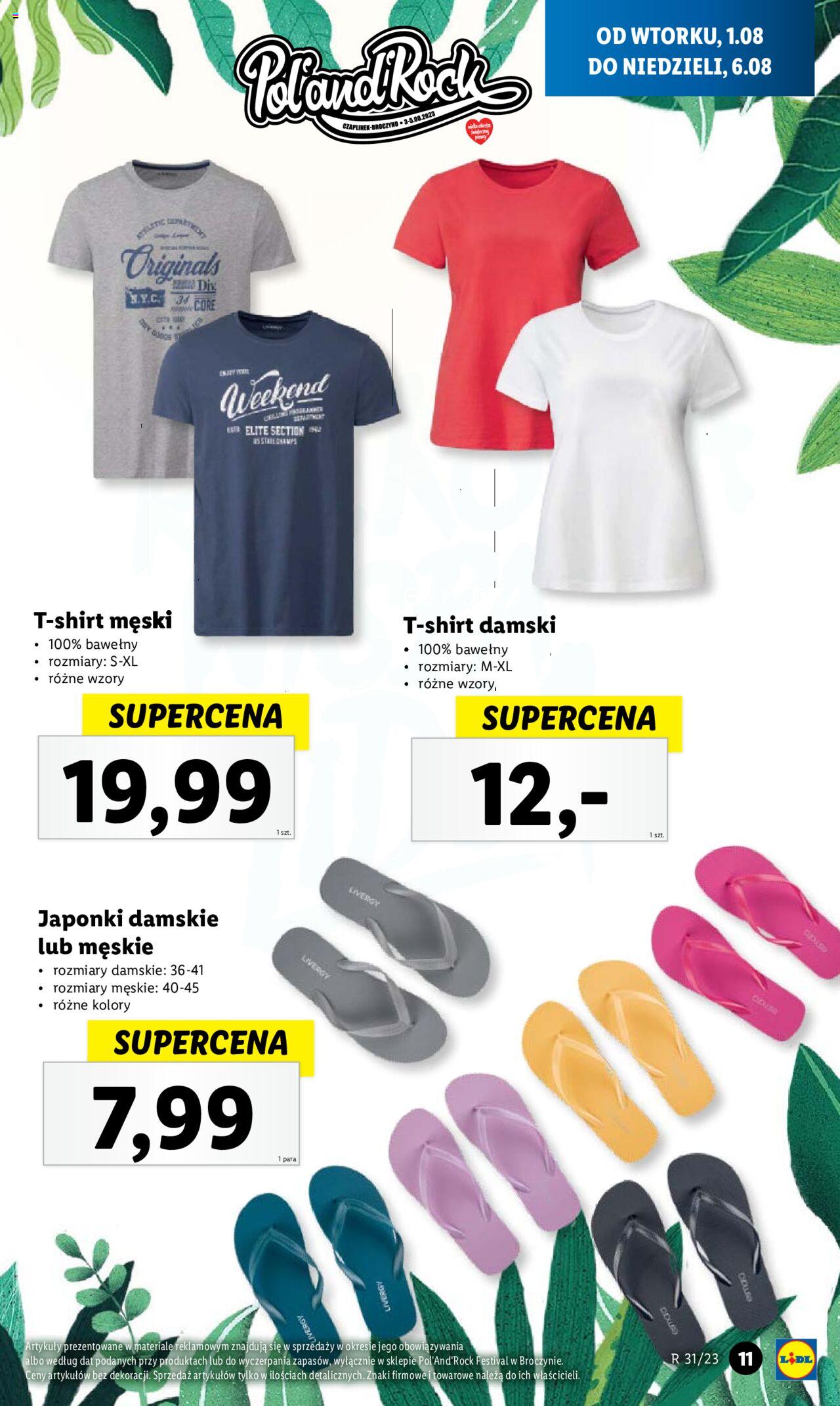 LIDL Festiwalowa gazetka ważna od 01.08.2023 do 06.08.2023 strona 11