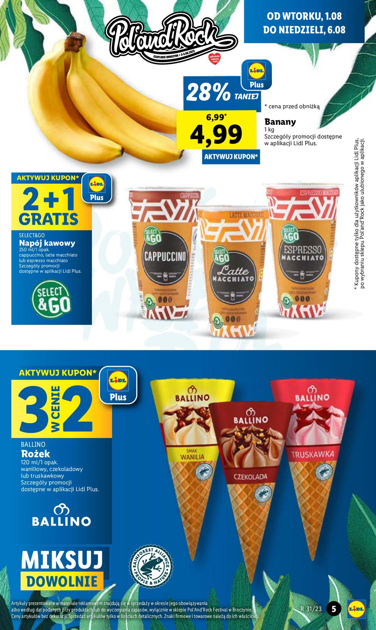 LIDL Festiwalowa gazetka ważna od 01.08.2023 do 06.08.2023 strona 5